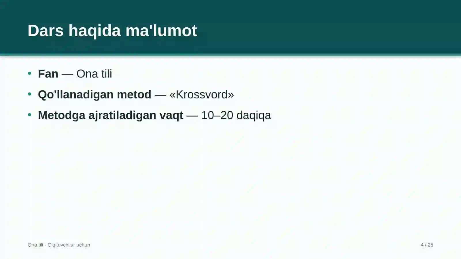 ona tili darslarida krossvord metodidan foydalanish 1798 4