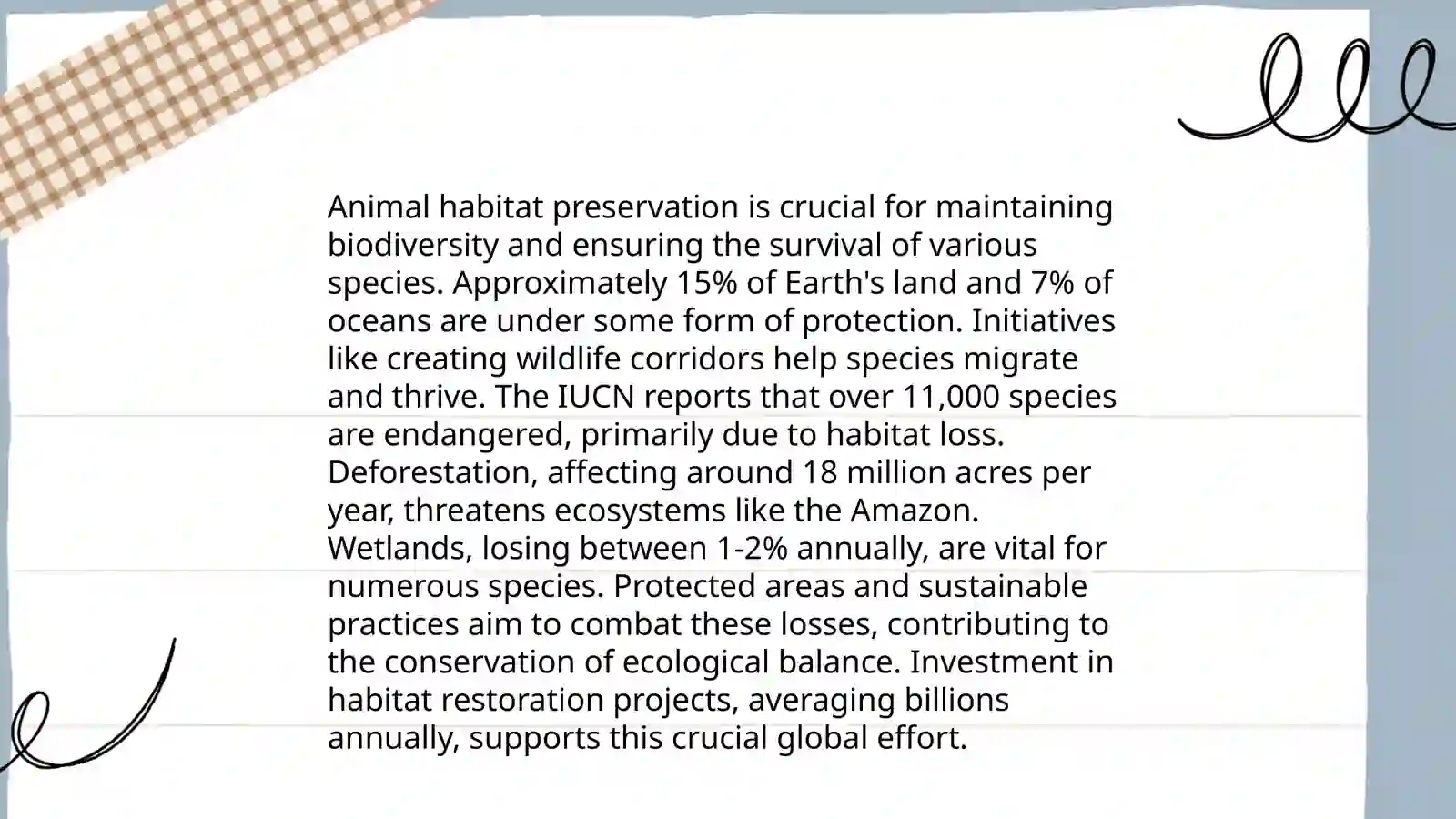 Protecting Animals 4