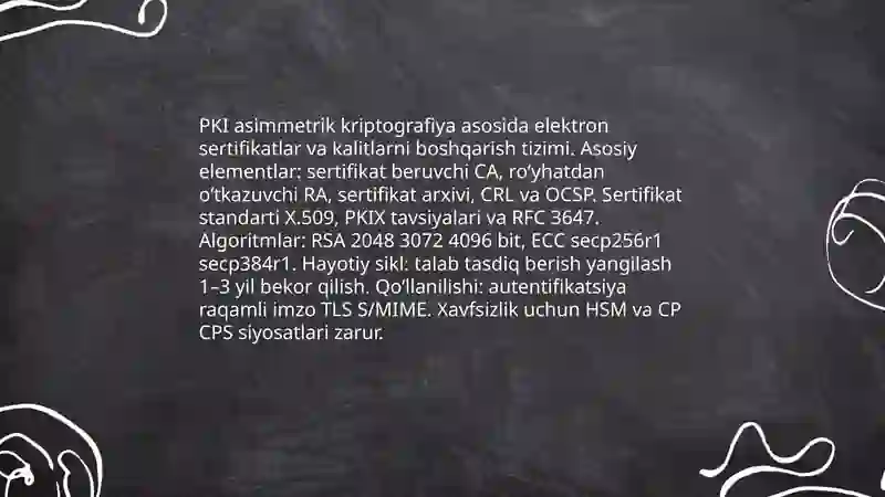 Kriptografiya va shifrlash algoritmlari 4