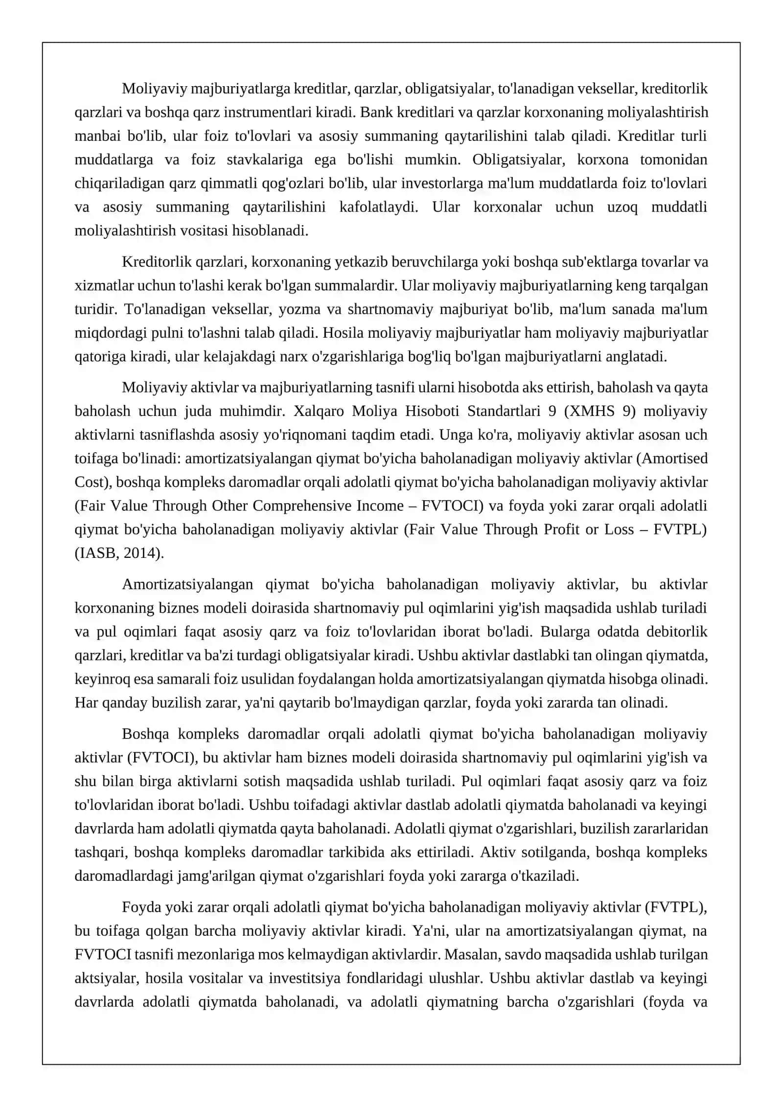 MOLIYAVIY AKTIVLAR VA MOLIYAVIY MAJBURIYATLARNI QAYTA BAHOLASH VA UNING HISOBI 4