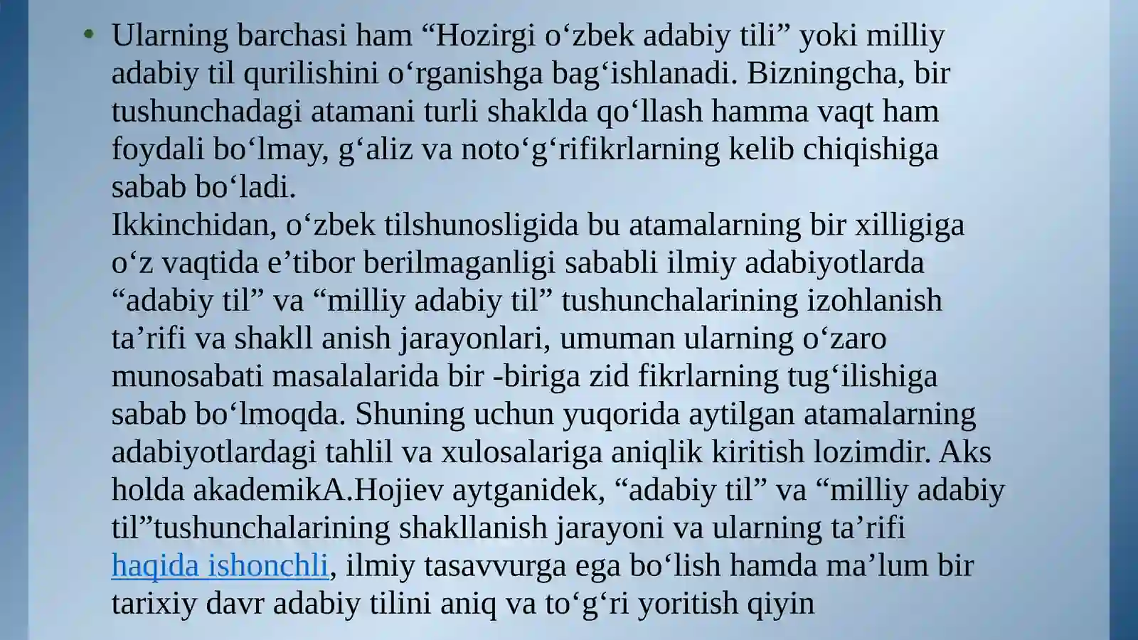 Adabiy tilning taraqqiyot davri 4