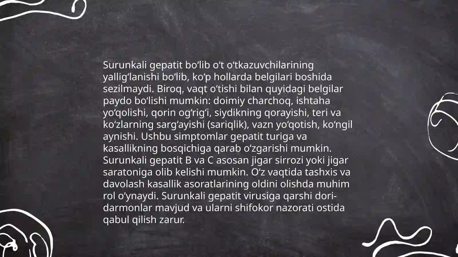 Surunkali gepatitlar 4