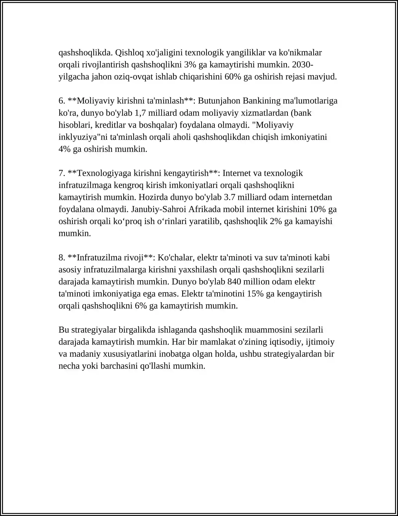 Qashshoqlik va Iqtisodiy Tengsizlik 4