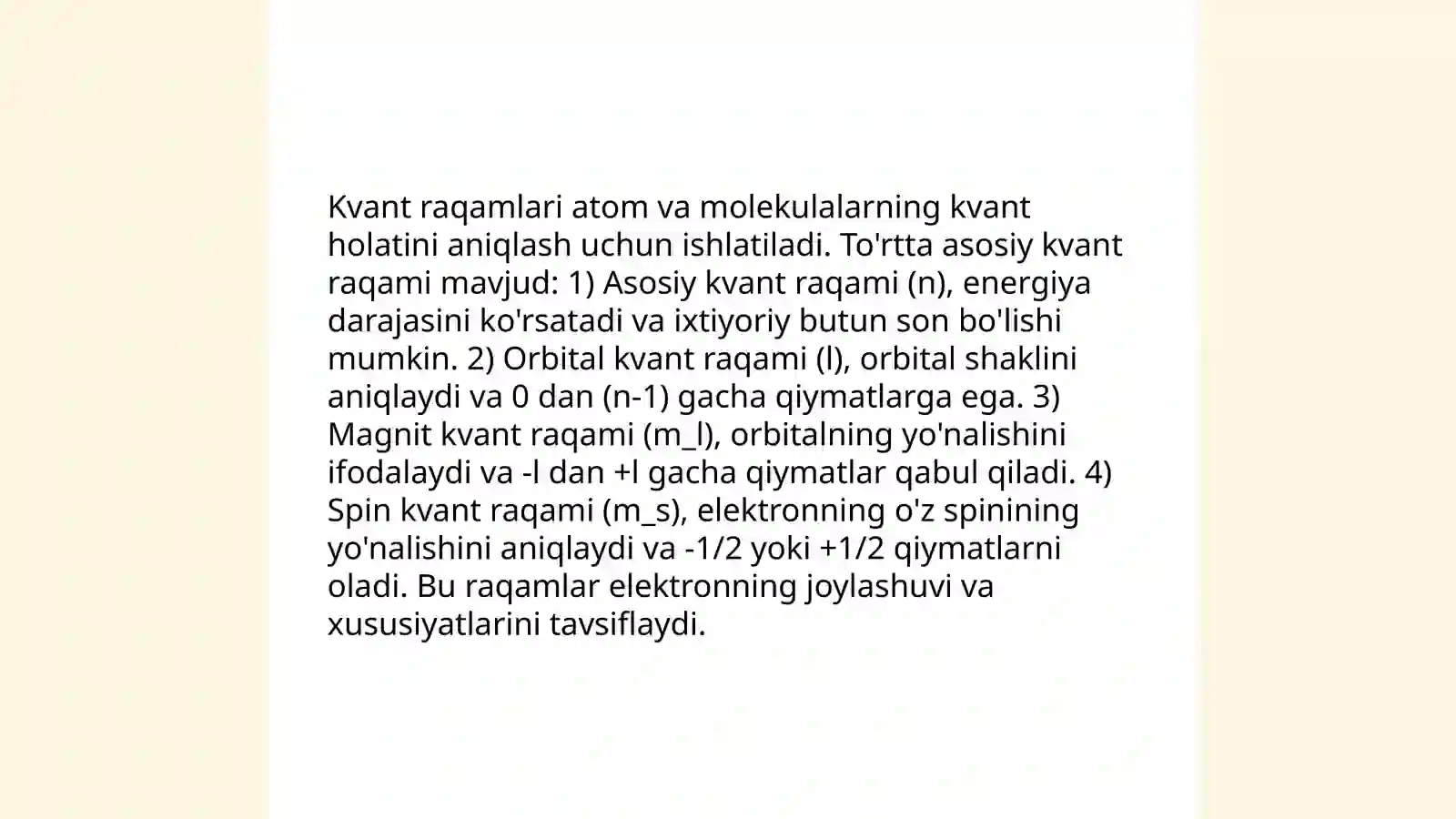 Vodorod atomining Bor nazariyasi 4