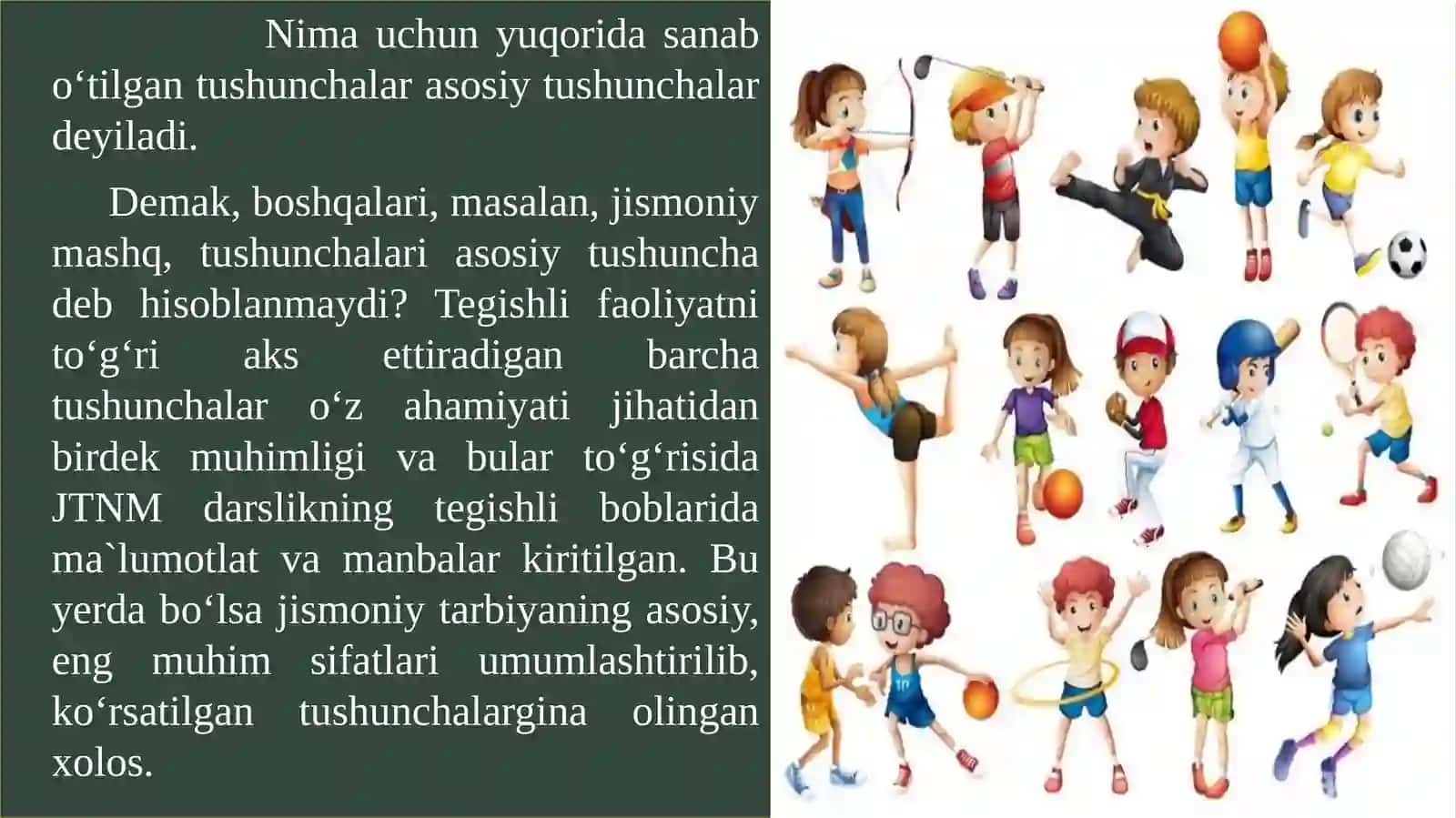 Jismoniy madaniyat nazariyasi va metodikasi fanining vazifalari 4