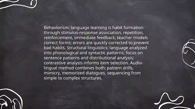 The audio-lingual method 4
