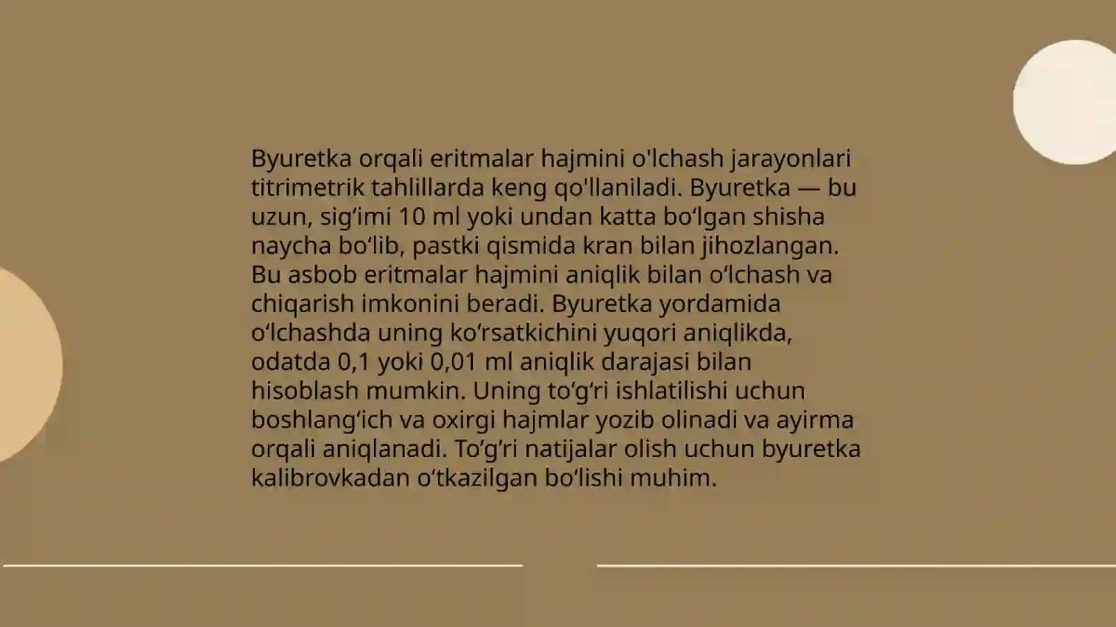 Byuretka moslamasi 4