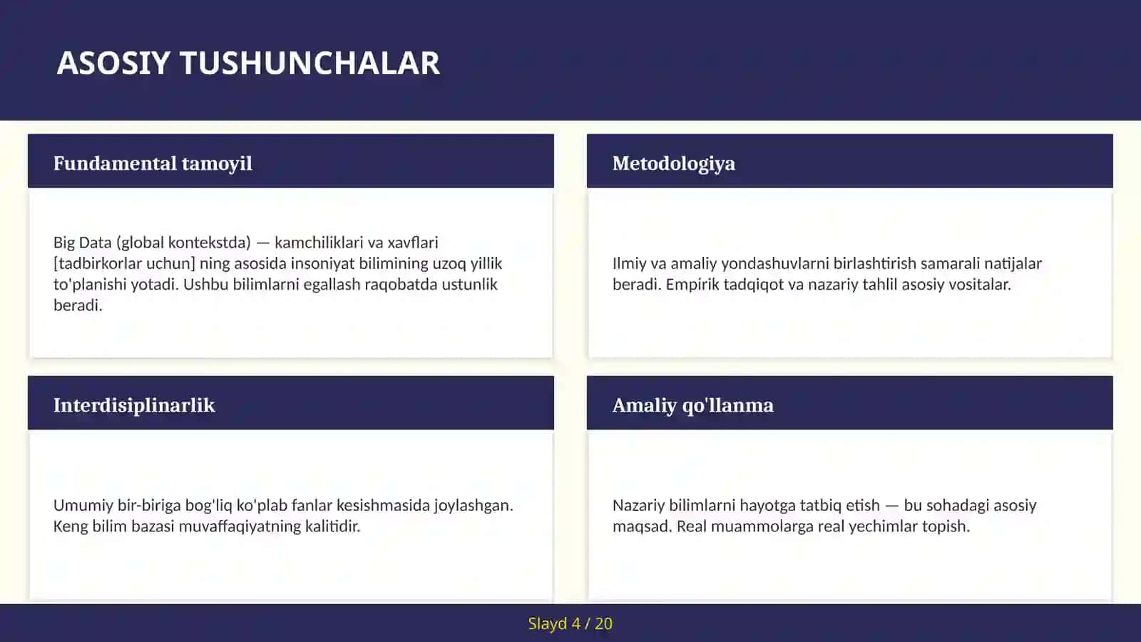 BIG DATA (GLOBAL KONTEKSTDA) — KAMCHILIKLARI VA XAVFLARI [TADBIRKORLAR UCHUN] 4
