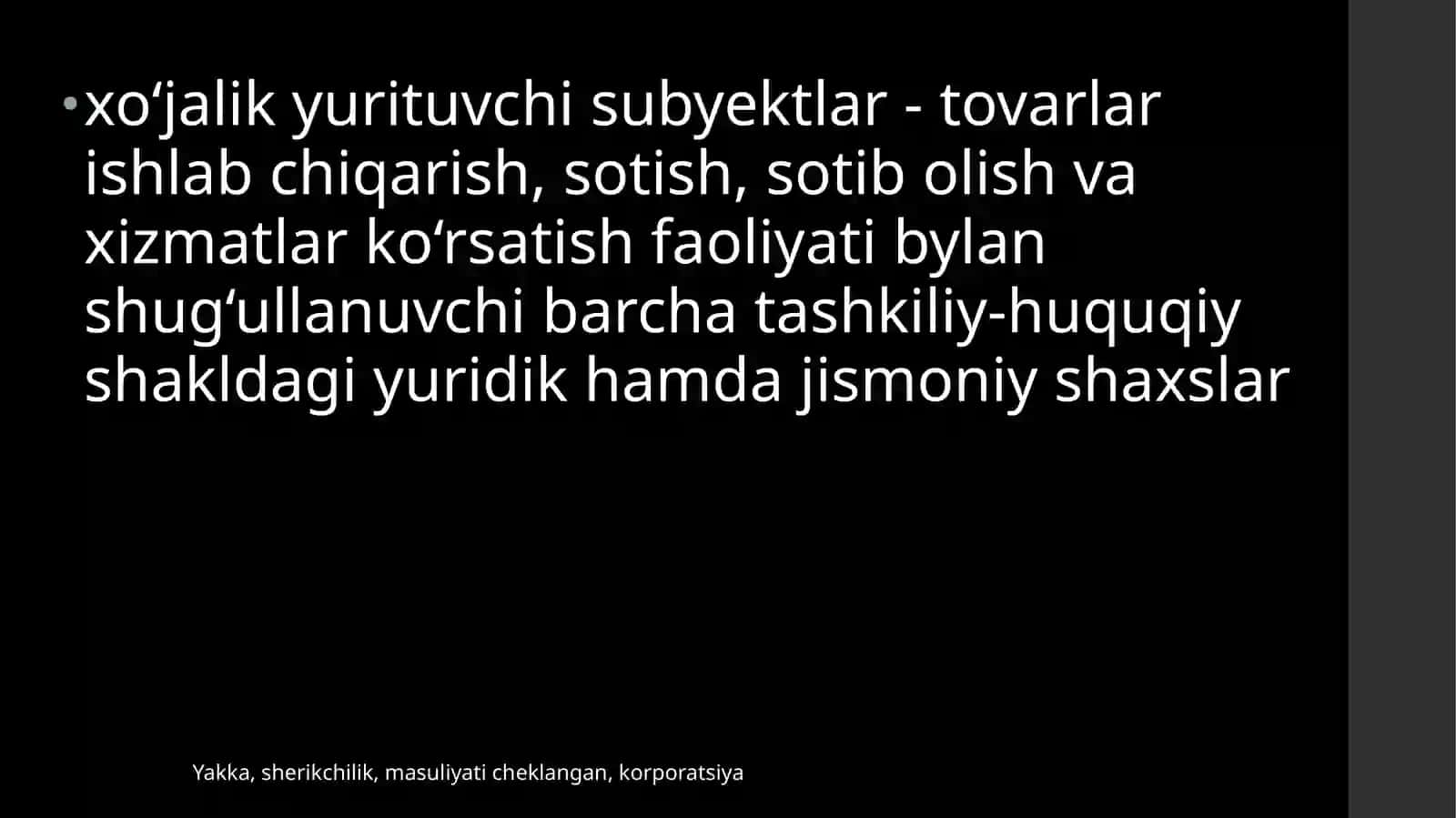 XO’JALIK YURITUVCHI SUBEKTLAR MOLIYASI VA UNI ISLOH QILISH 4