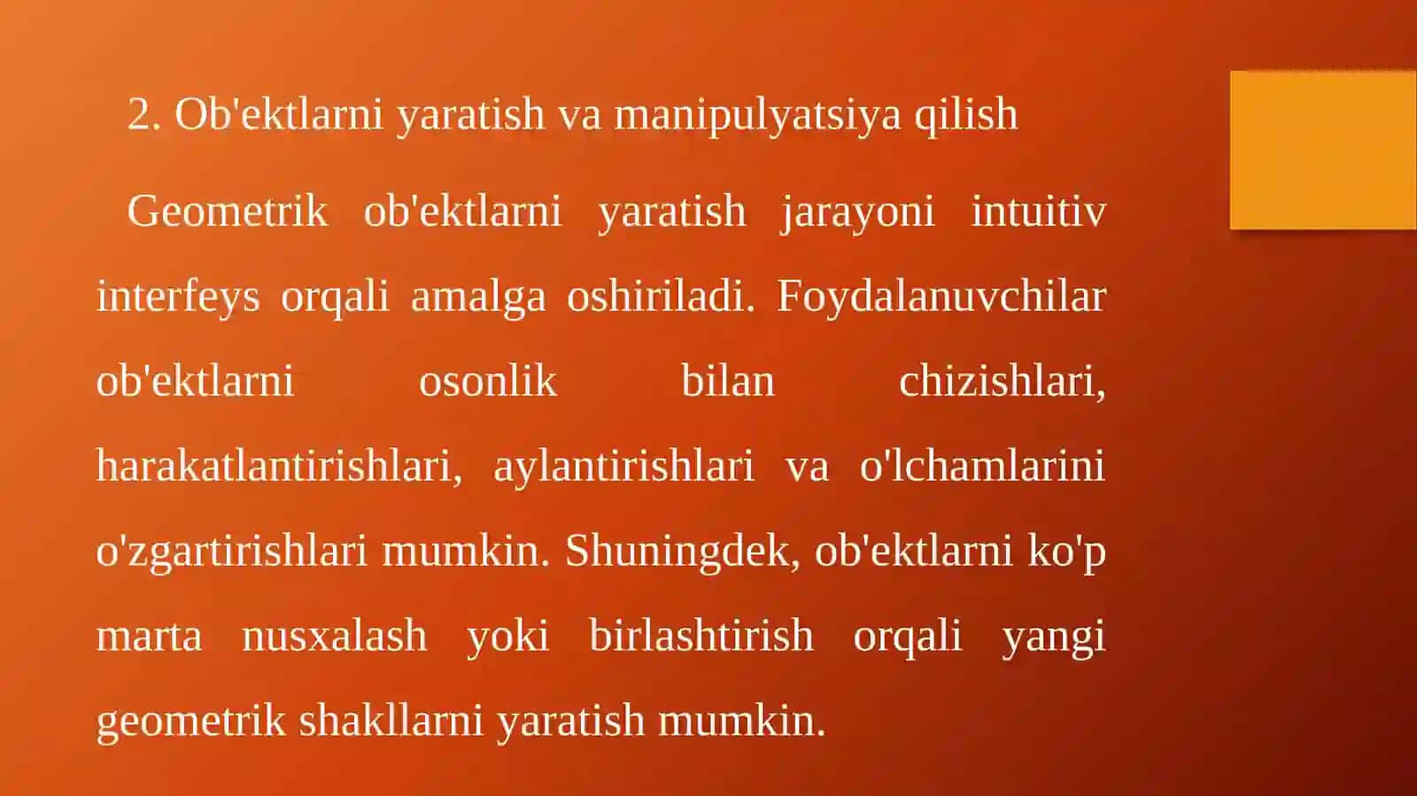 Mathcad geometriya paketi funksiyalari 4