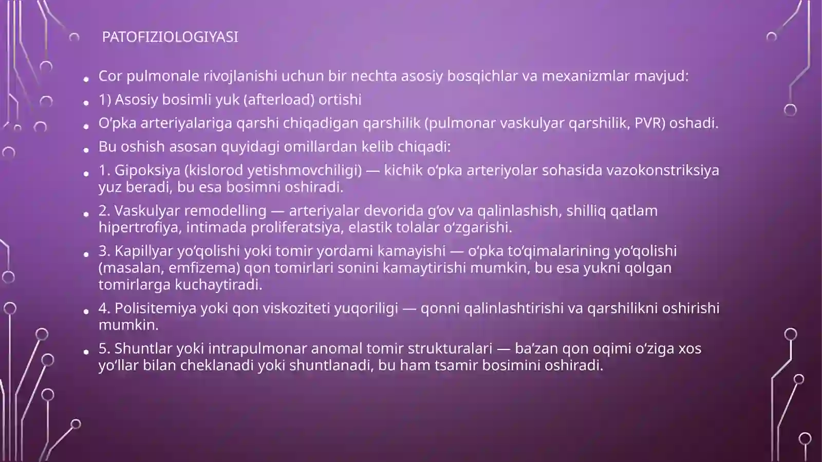 O’PKA-YURAK YETISHMOVCHILIGI 4
