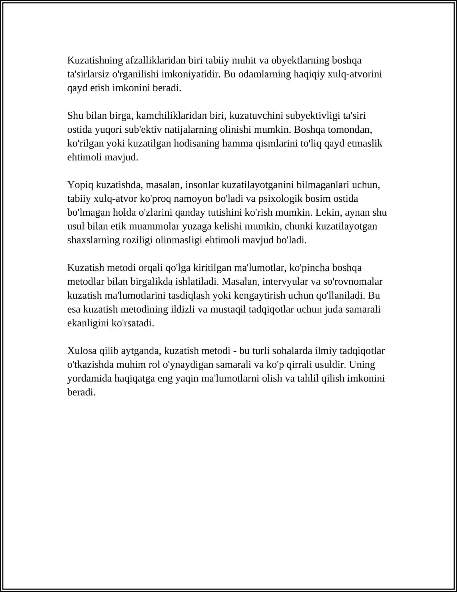 PEDAGOGIK PSIXOLOGIYANING METODLARI 4