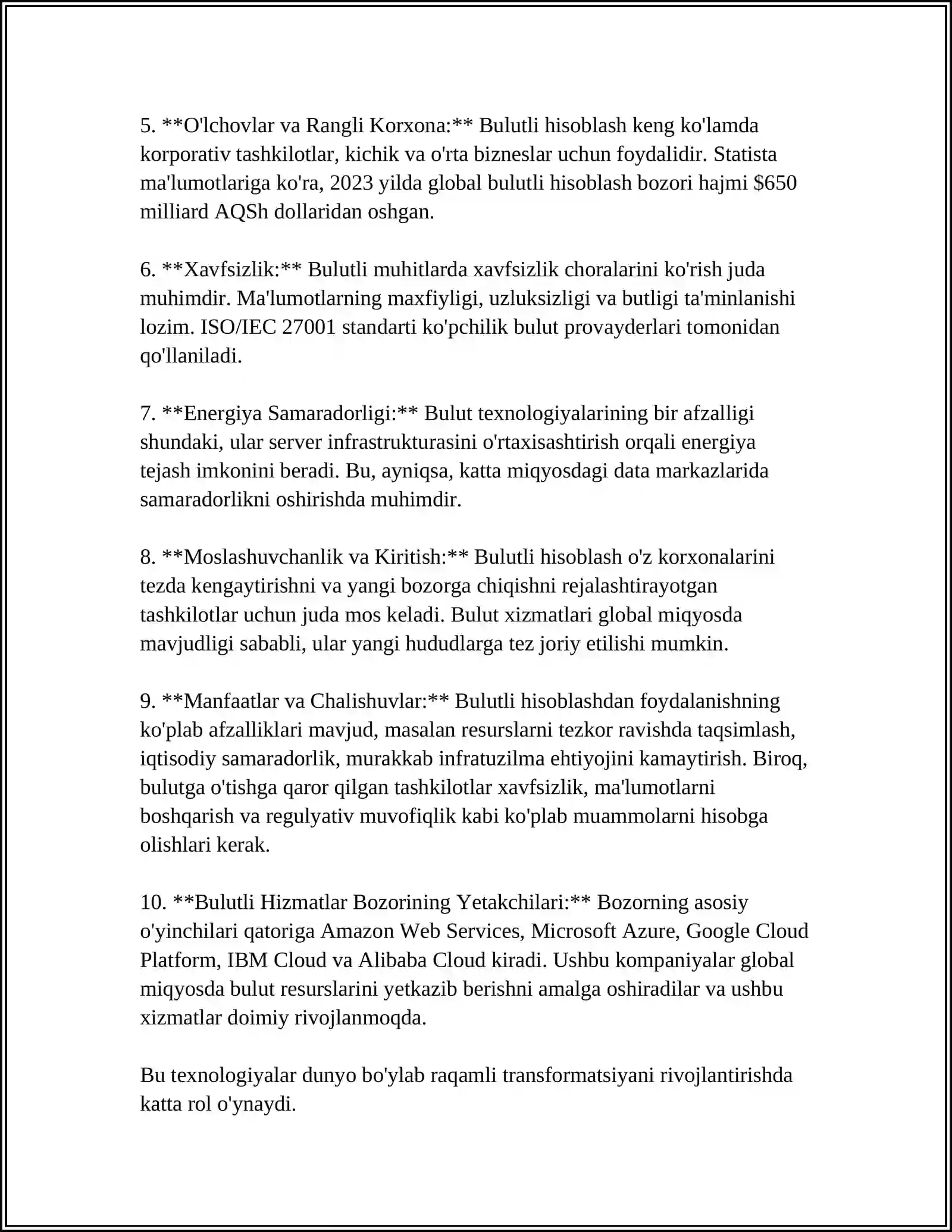 RAQAMLI IQTISODIYOTNING ASOSIY TEXNOLOGIYALARI 4