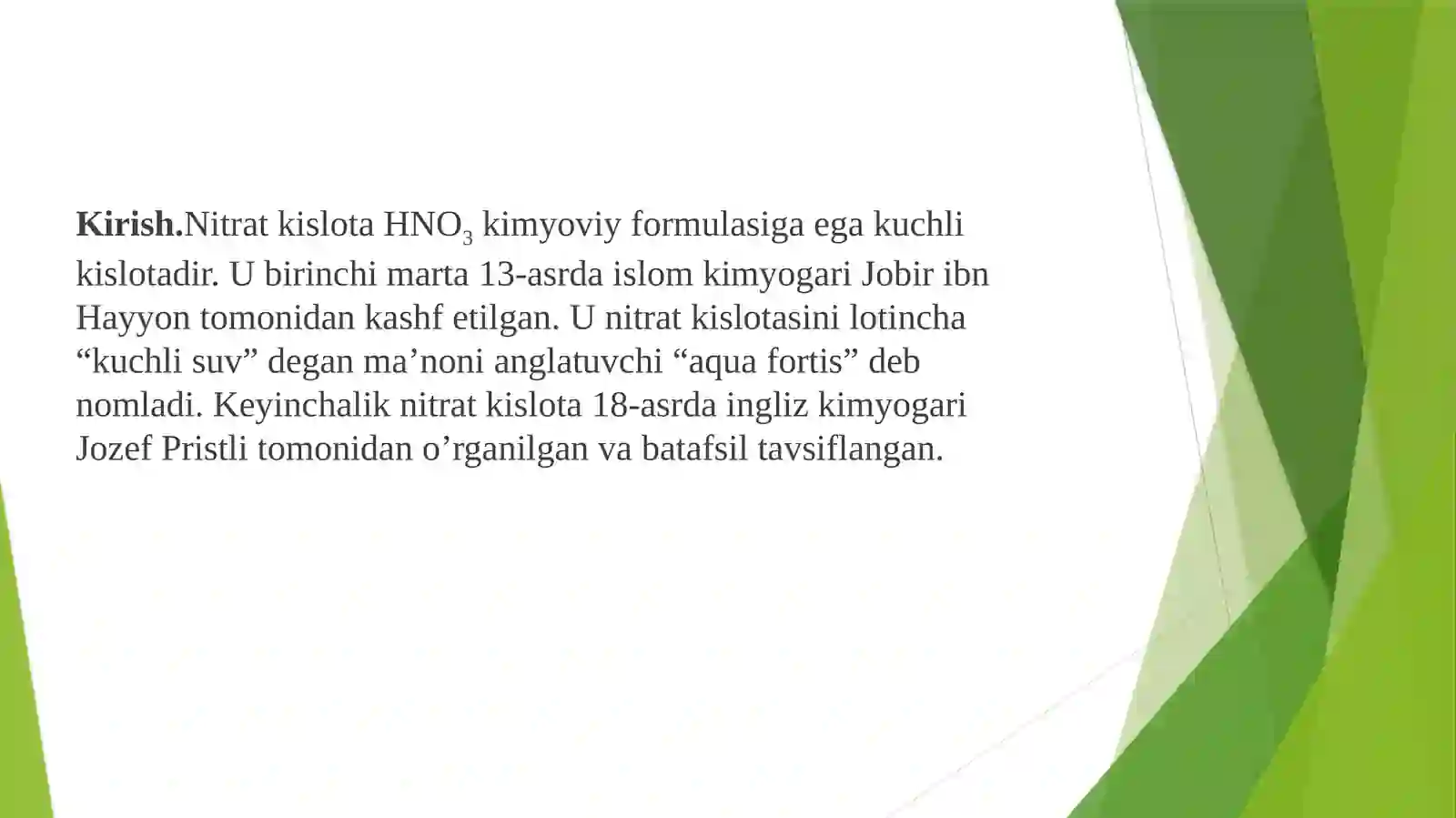 Nitrat kislota ishlab chiqarish 4