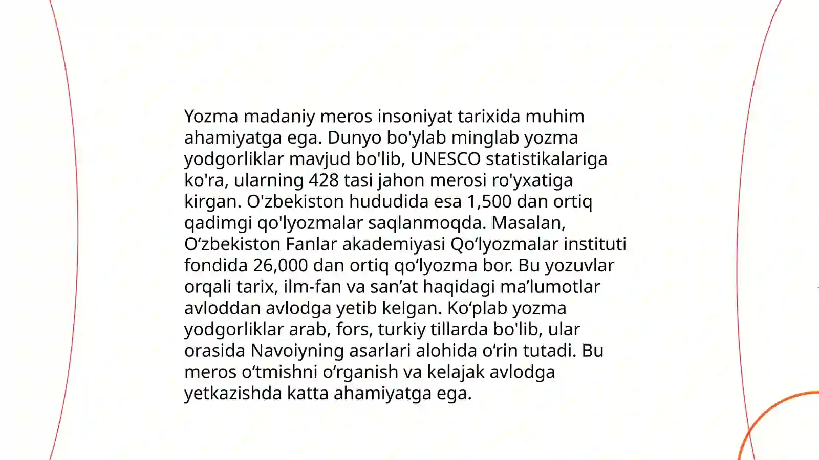 Yozma manbalar tarixi 4