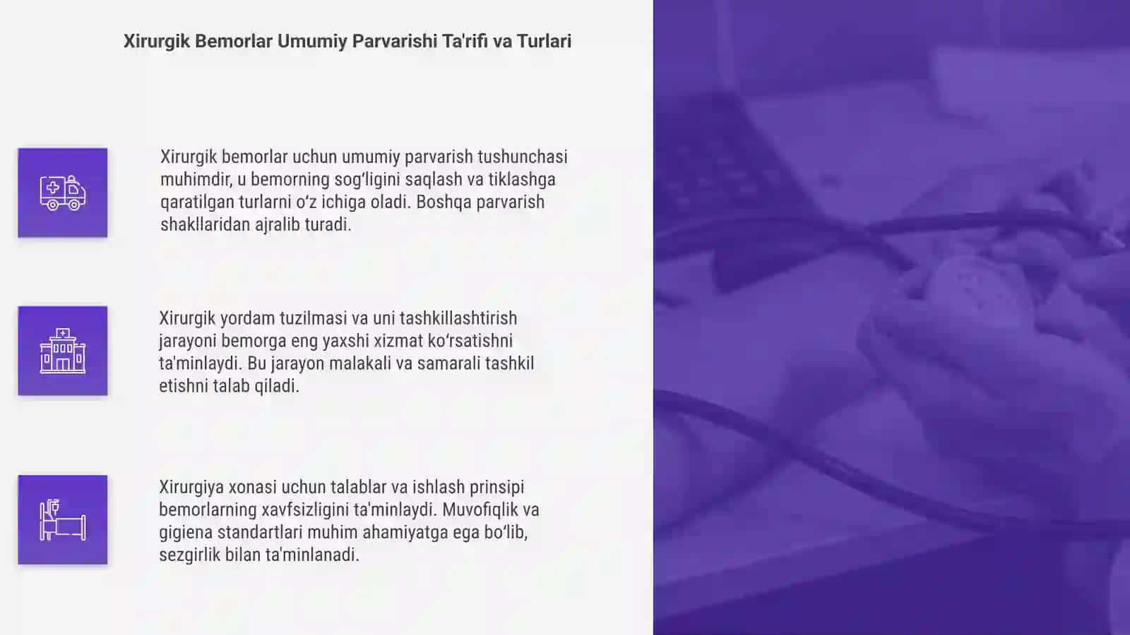 Xirurgik Bemorlar va Ularning Amaliyoti 4