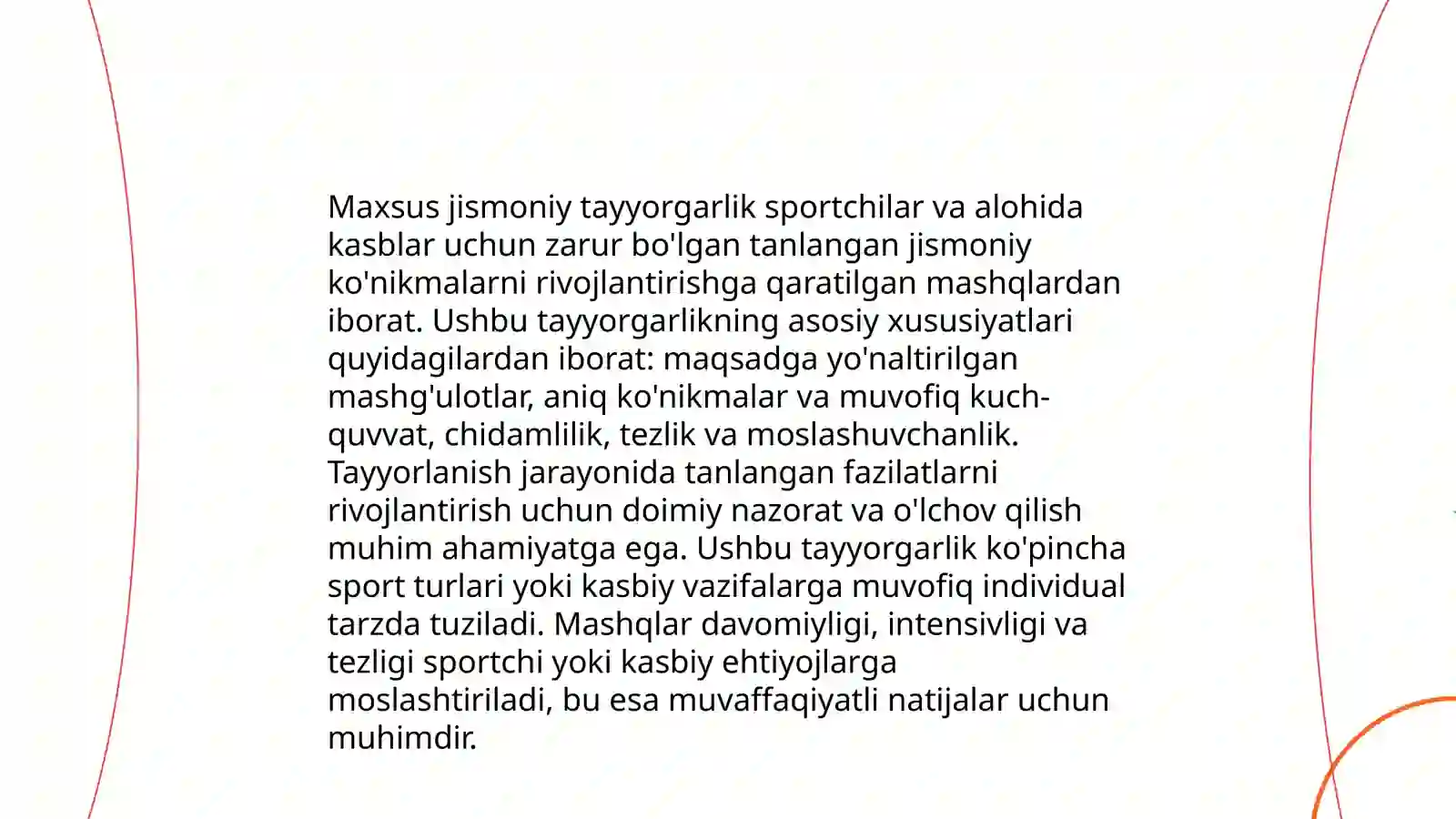 Umumiy va maxsus jismoniy tayyorgarlik 4