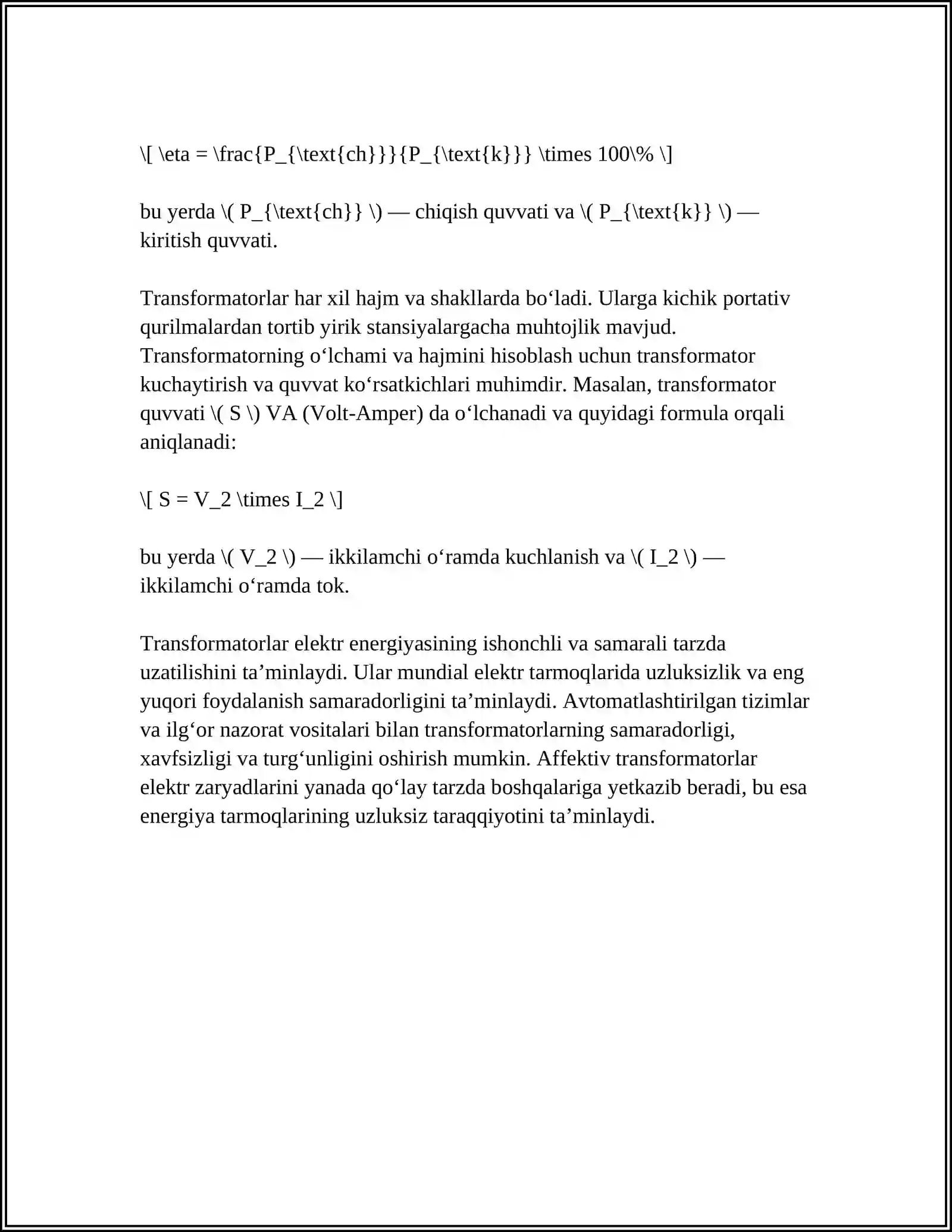 TRANSFORMATORLAR 4