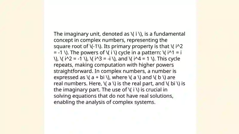 Complex numbers 4