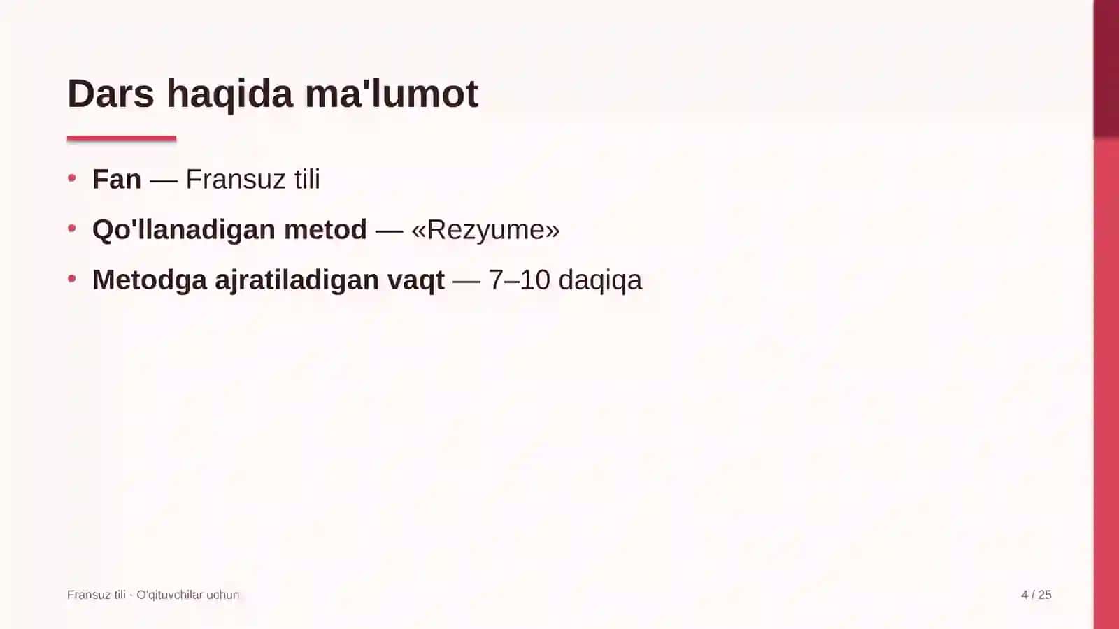 fransuz tili darslarida rezyume metodidan foydalanish 9196 4