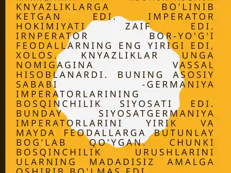 XI-XV ASRLARDA GERMANIYA 4