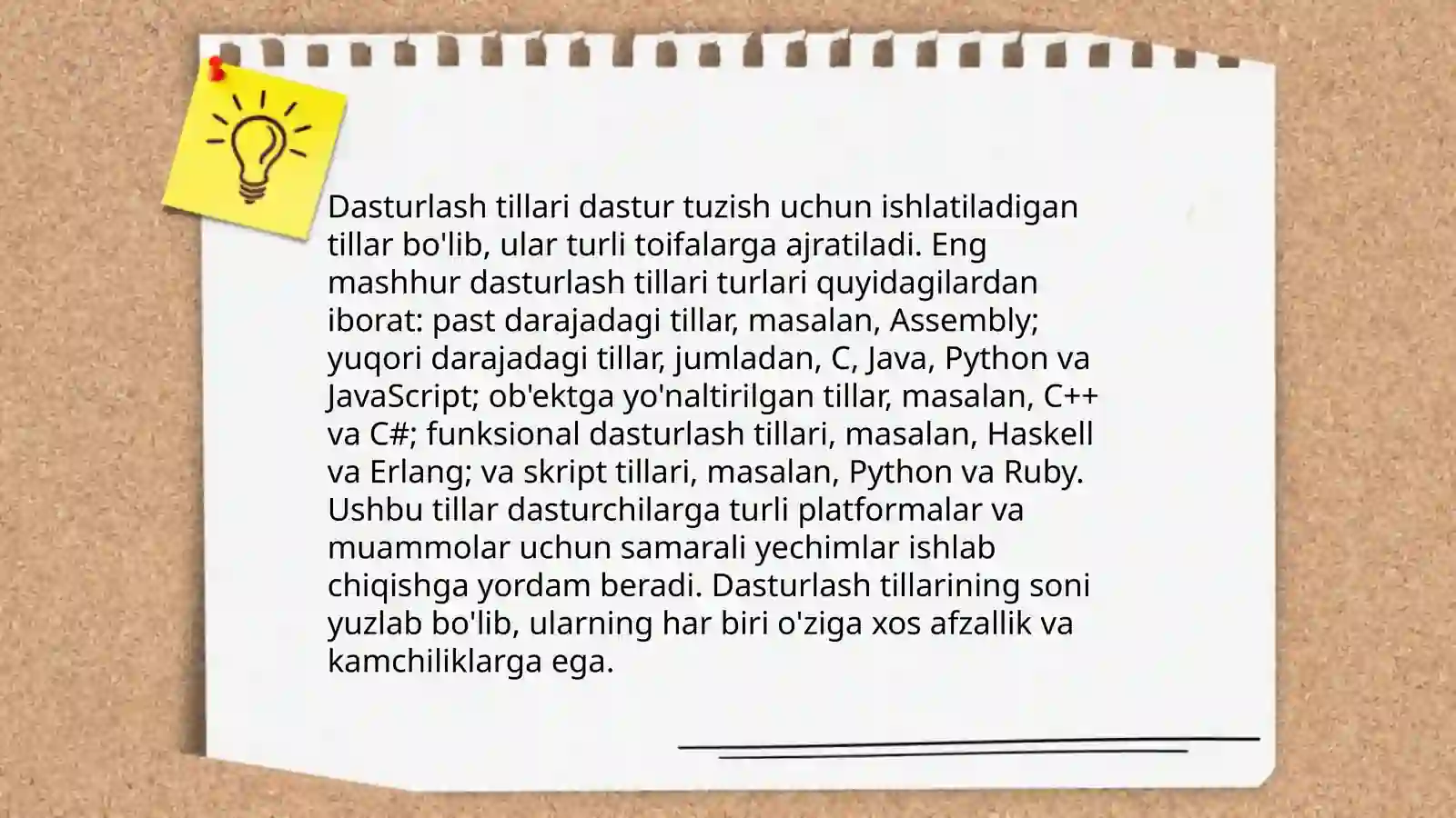 Dasturlash tillari 4