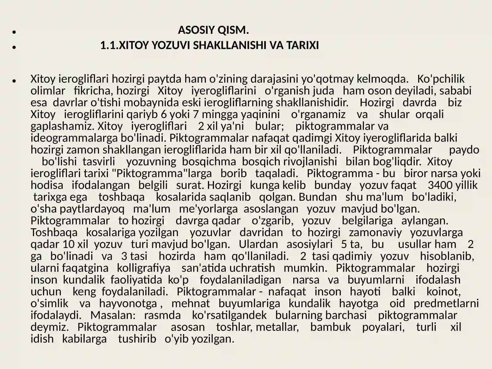 Xitoy yozuvi va an'anaviy ta'limotlari 4