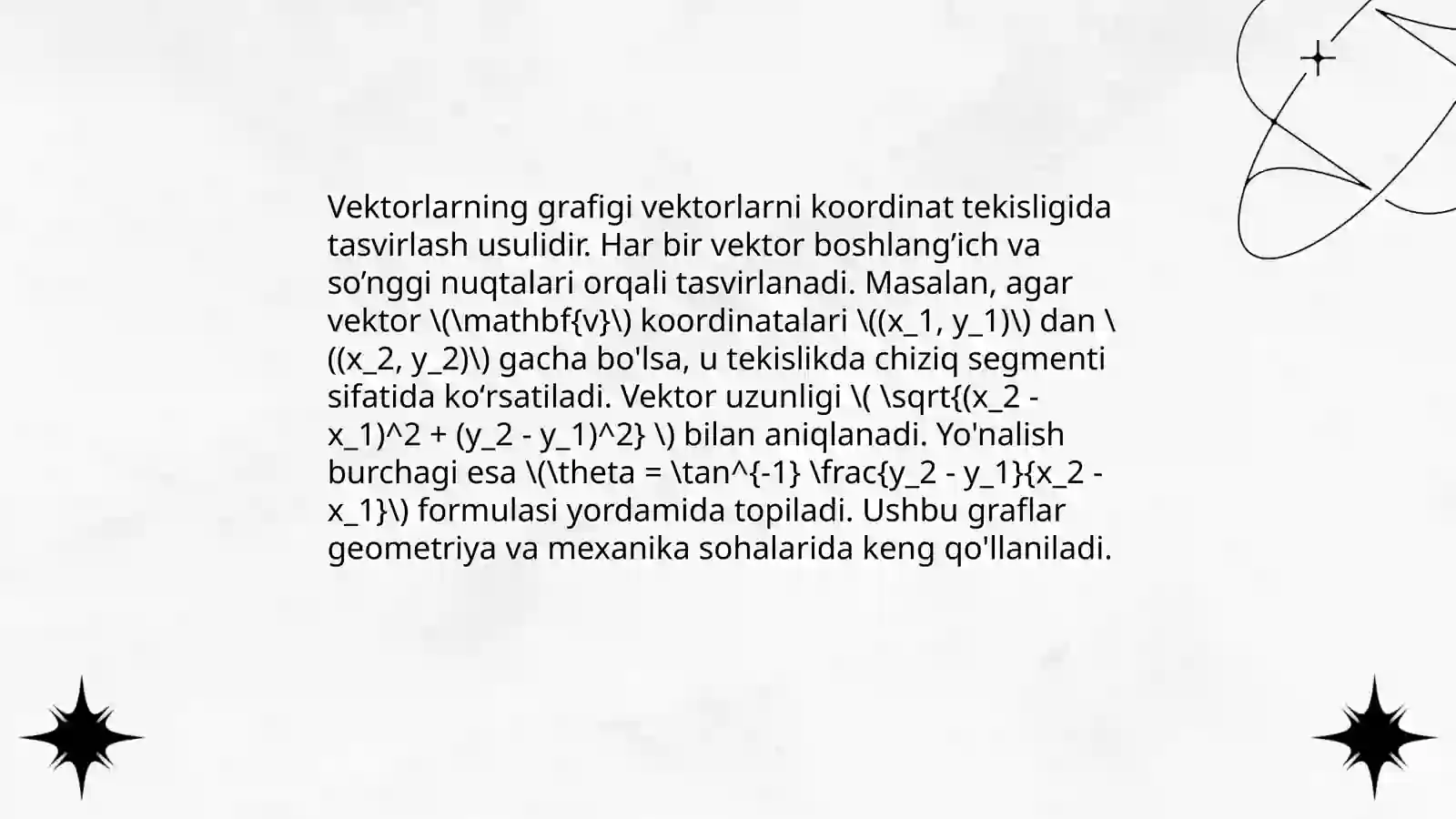Vektorlar va ustida amallar 4