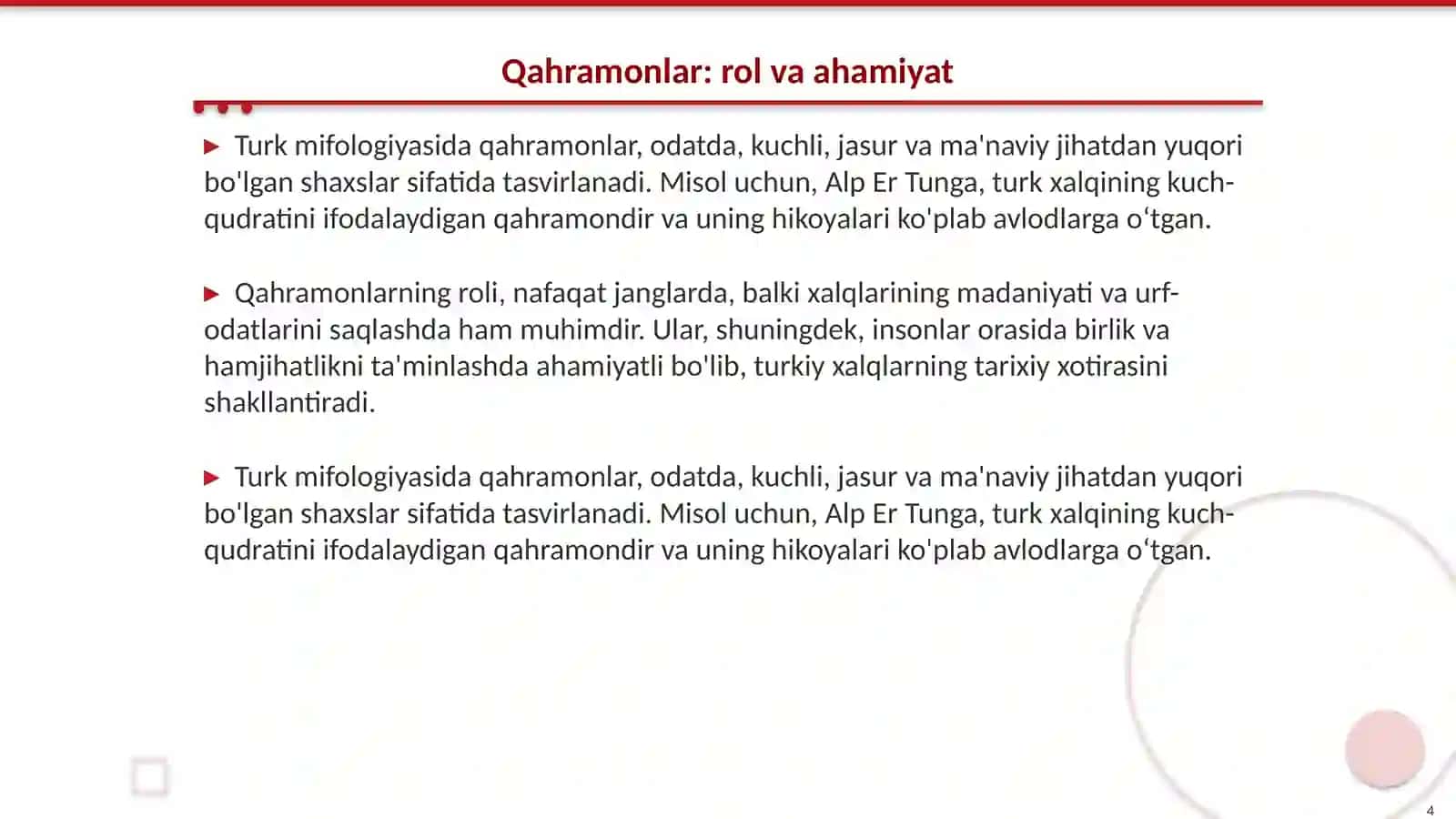 Turk mifologiyasining oʻziga xosligi 4