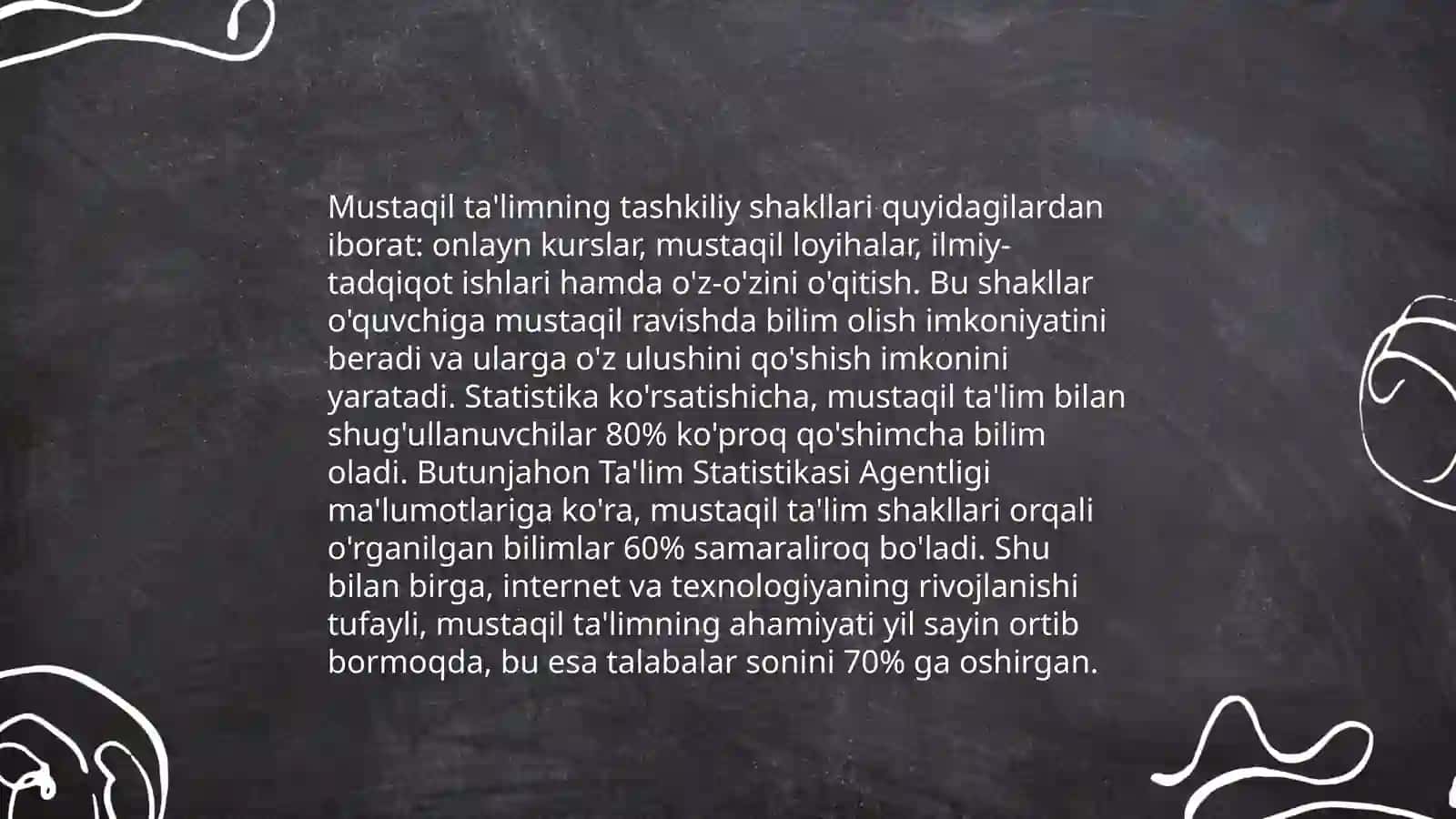 O'quv jarayonida mustaqil ta'limni tashkillashtirishning me'yoriy huquqiy asoslari 4
