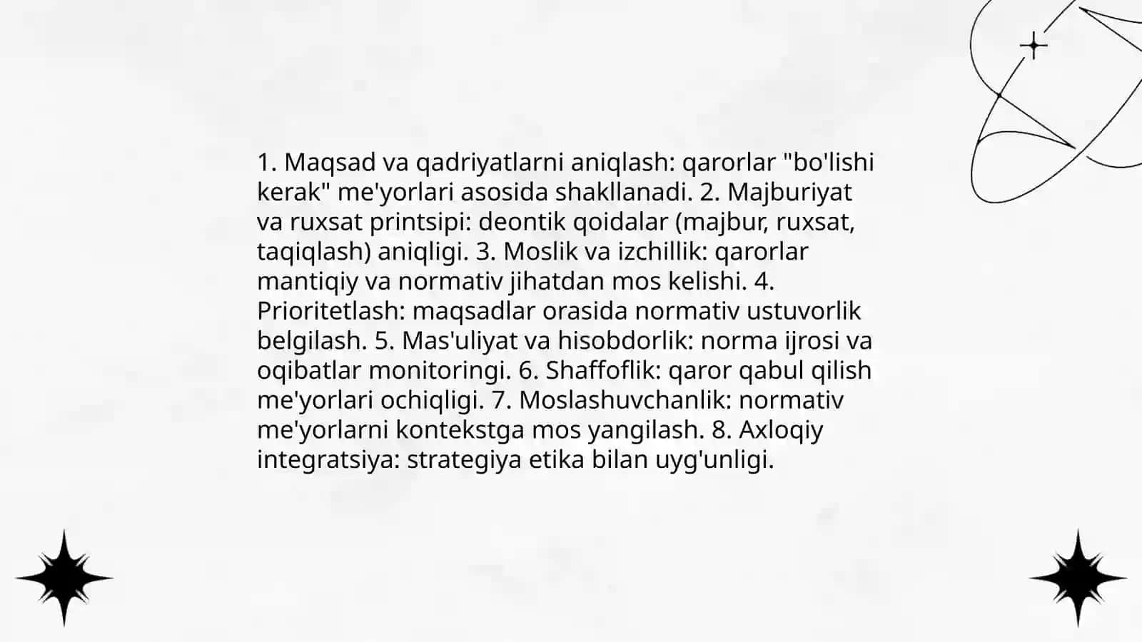 Strategik qaror qabul qilishda narmativ mantiq 4