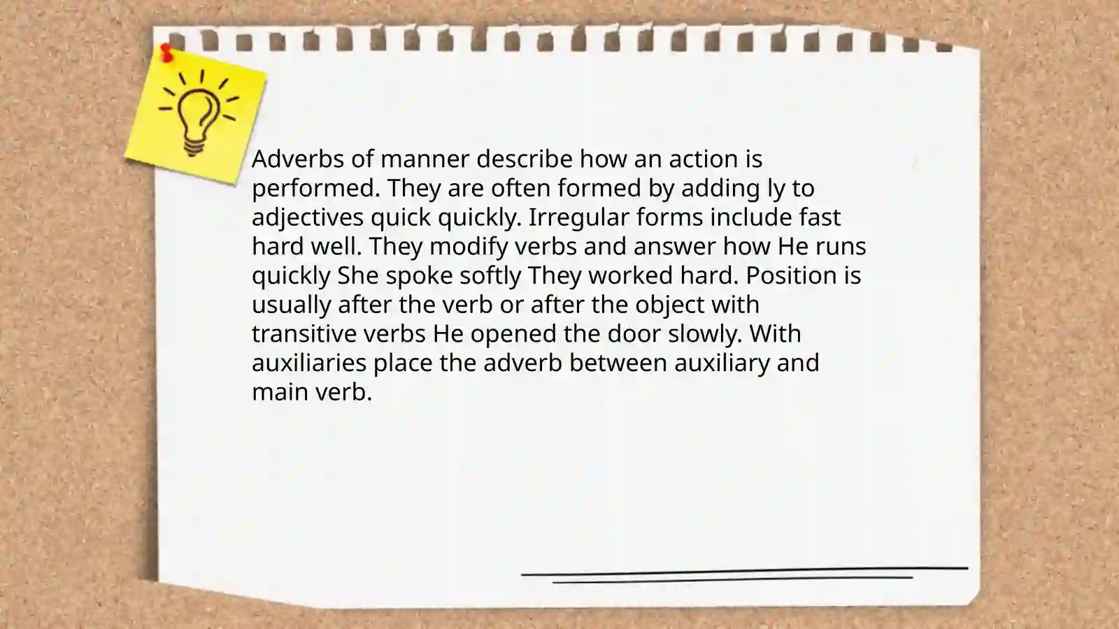 Adverbs 4