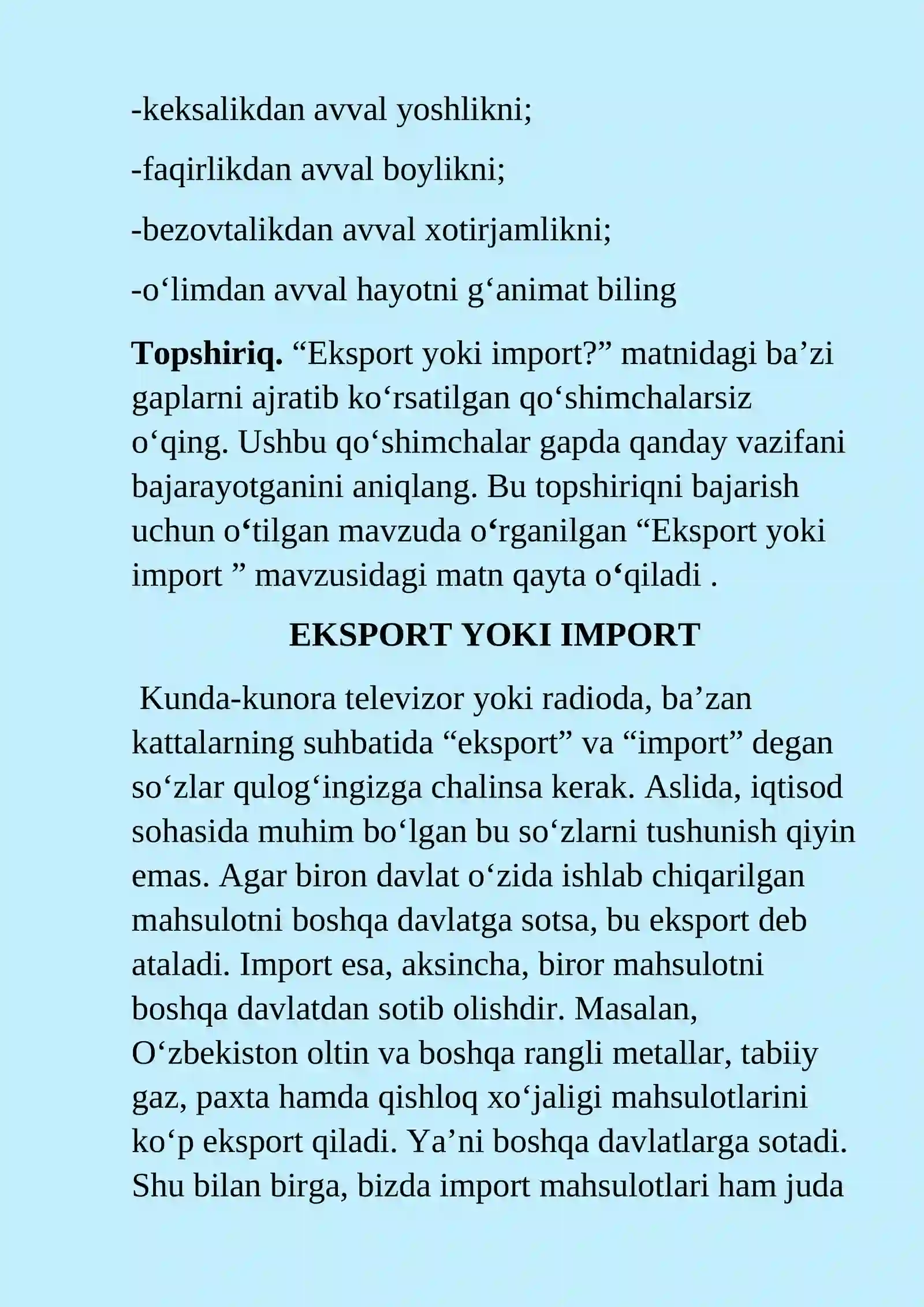 EKSPORT YOKI IMPORT 4