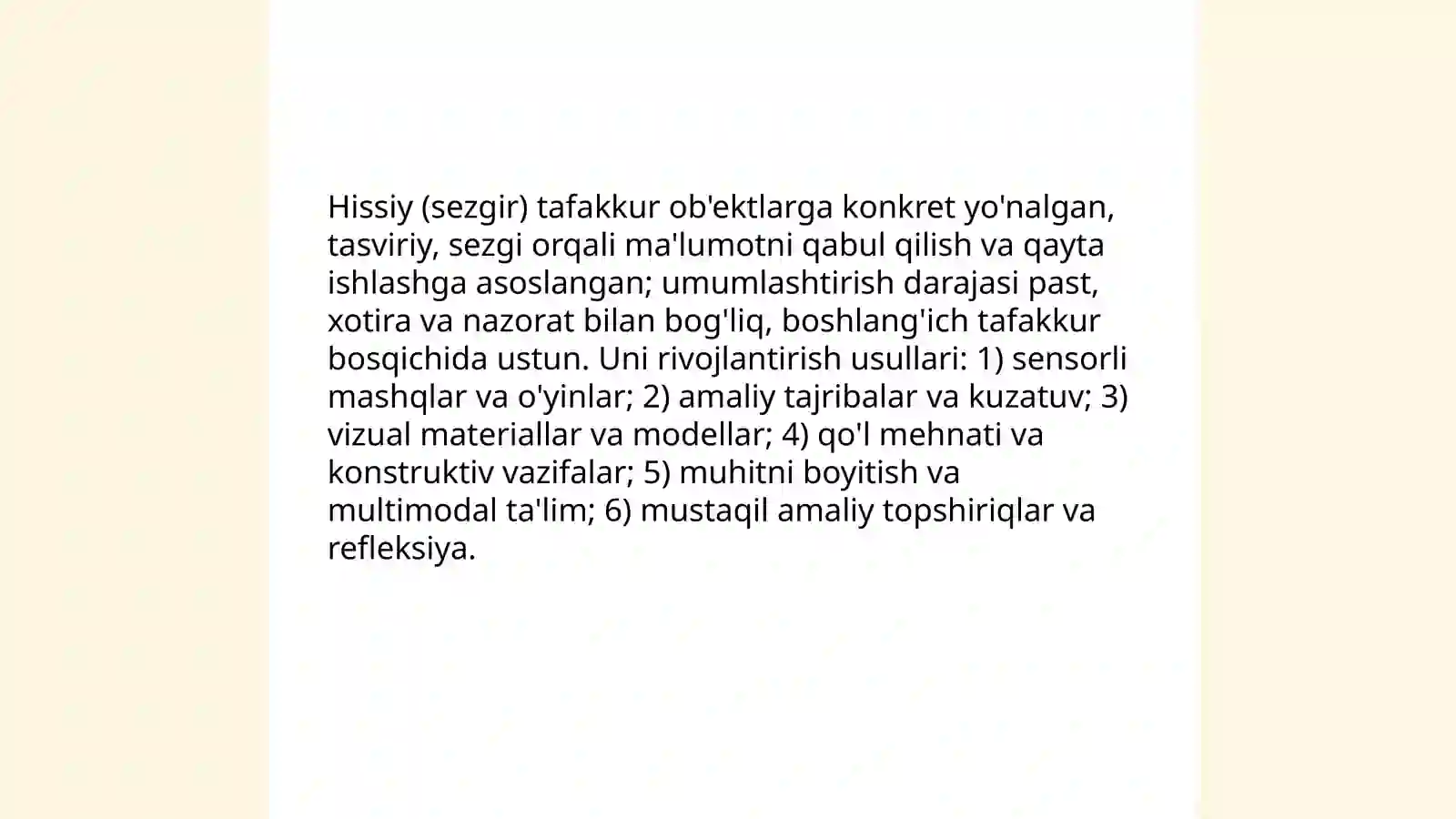 Tafakkur shakllari 4