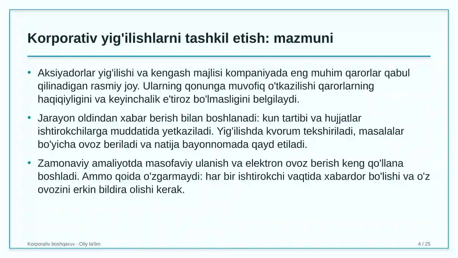 geologiya qidiruv ishlarida korporativ yig'ilishlarni tashkil etish 8452 4