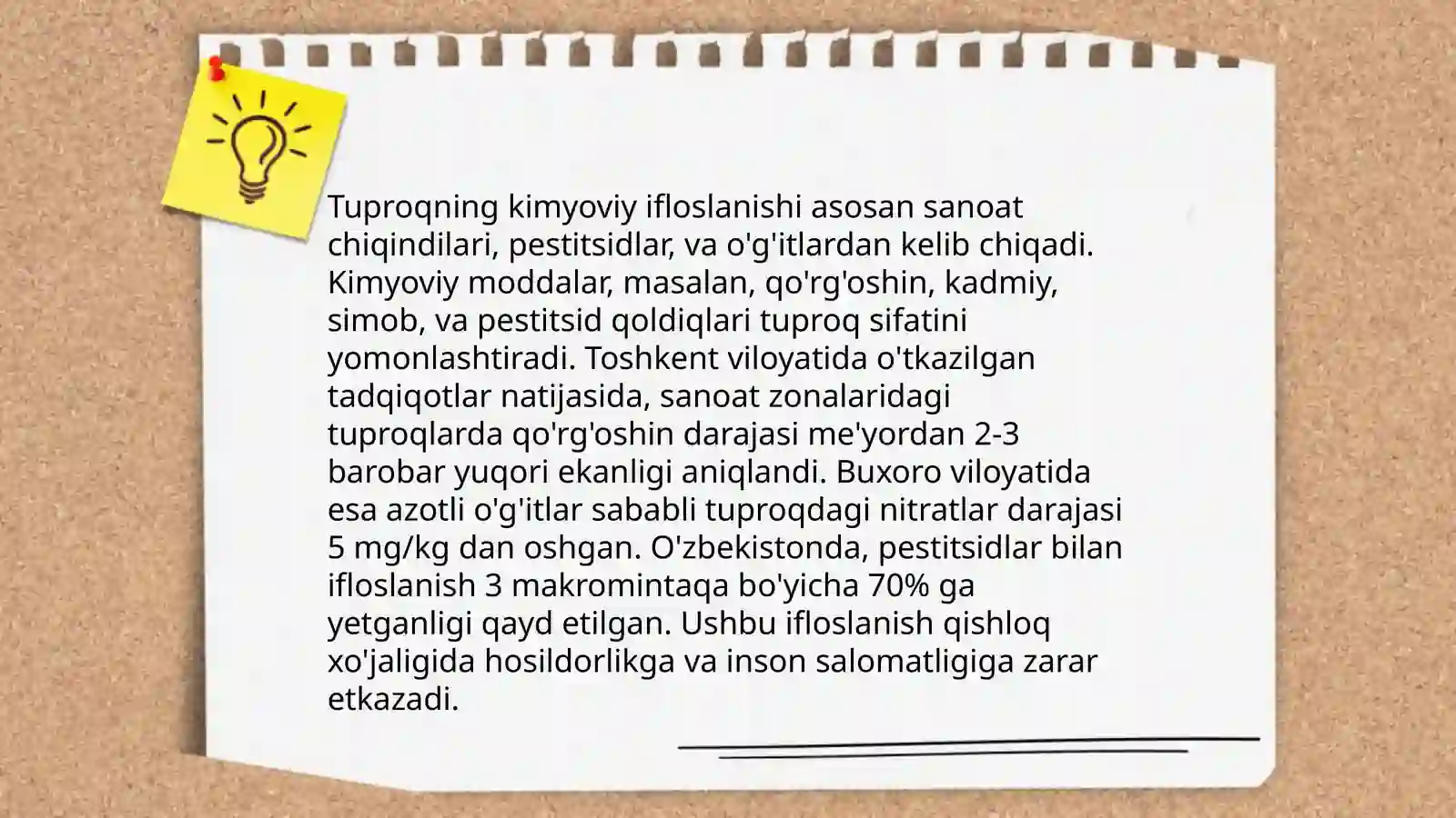 Suv havo va tuproq muhitlar va ularning ifloslanishi 4