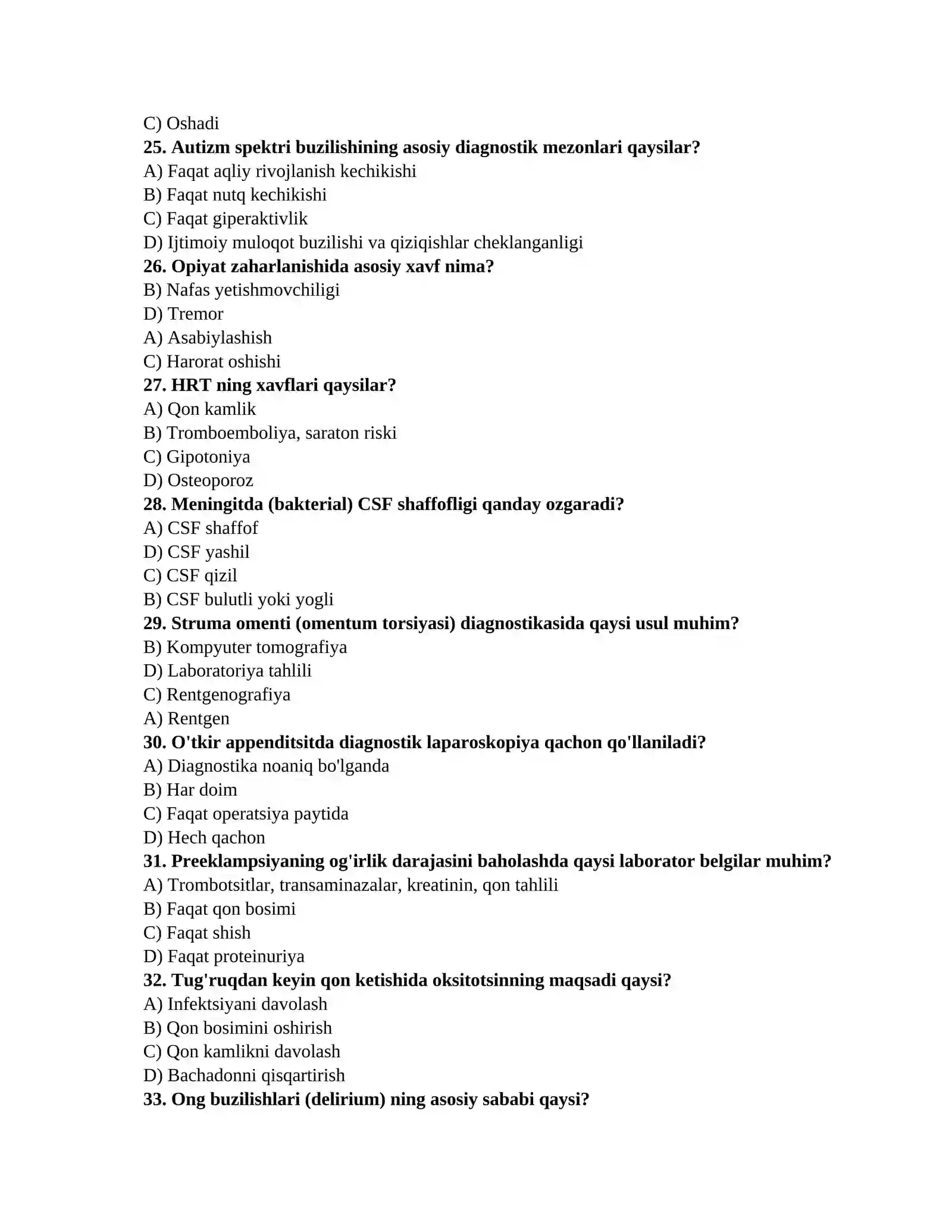 Qon tahlili savollari 4