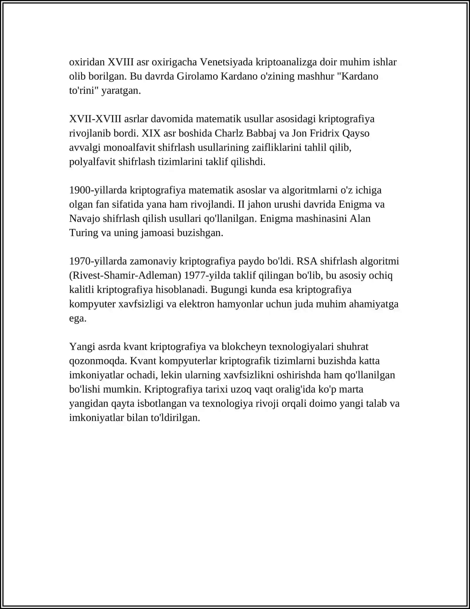 KRIPTOGRAFIYANING ASOSIY TUSHUNCHALARI 4
