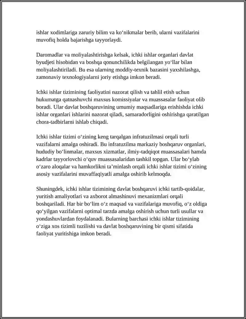 Ichki ishlar sohasida davlat boshqaruv 4