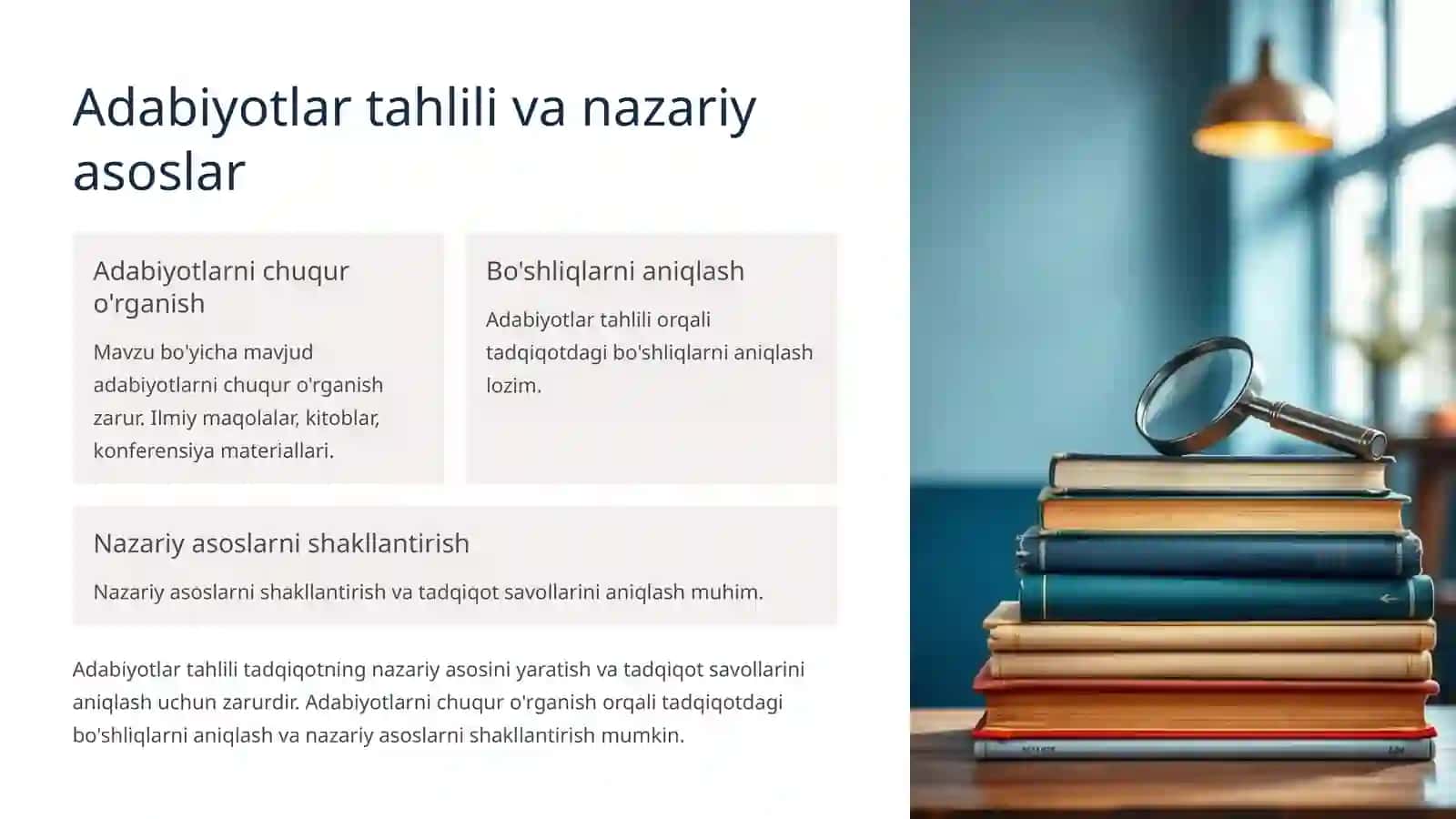 Ilmiy tadqiqotni tashkil etish va olib borish asoslari 4