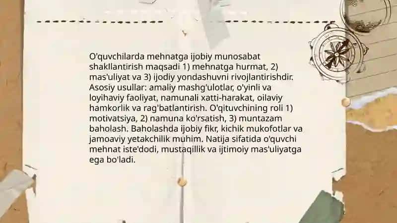 Mehnatga ruhiy tayyorlashning pedagogik asoslari 4