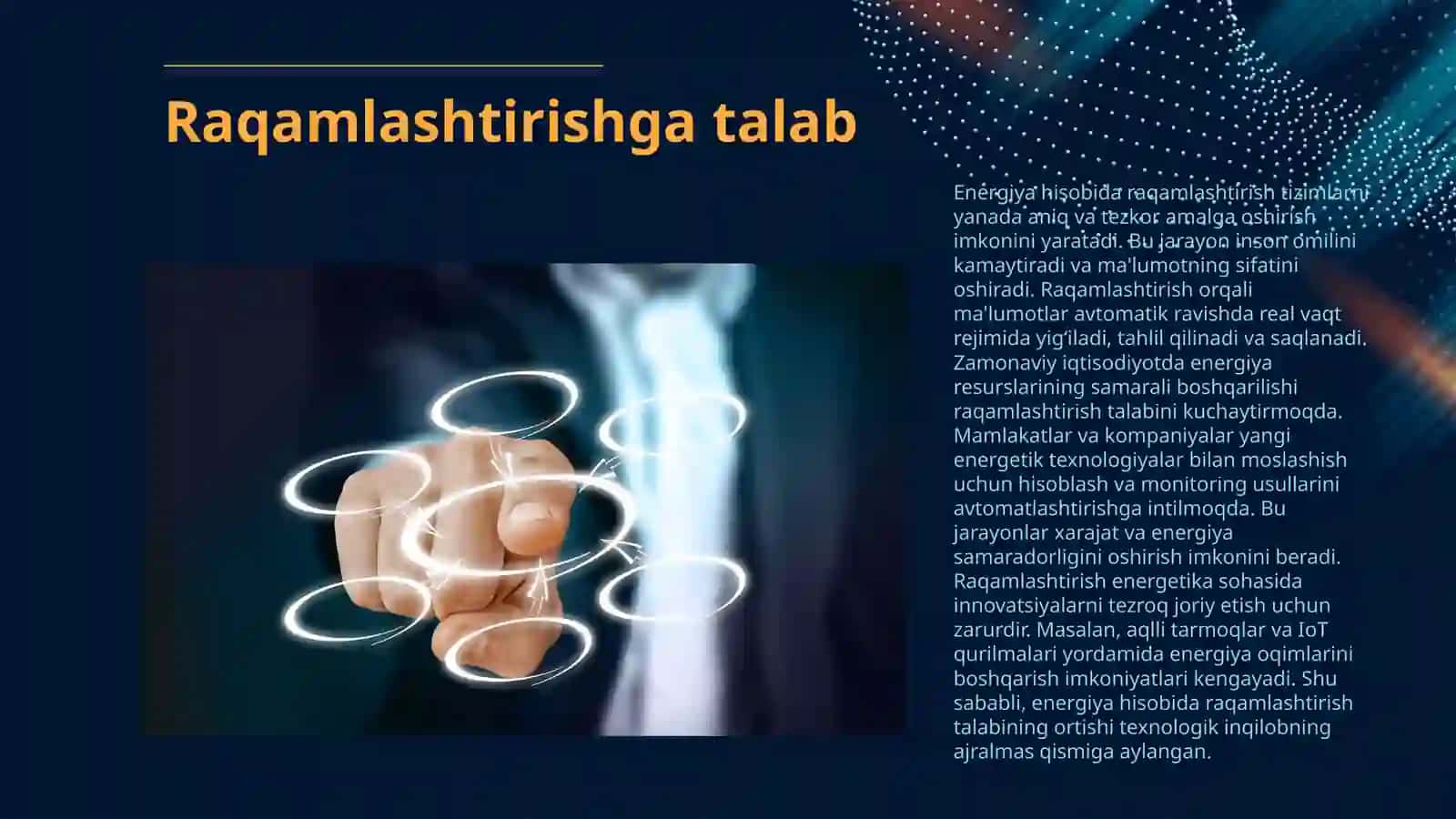 ENERGIYA RESURSLARNING HISOBGA OLISHNING AVTOMATLASHTIRILGAN TIZIMLARINI JORIY ETISH 4