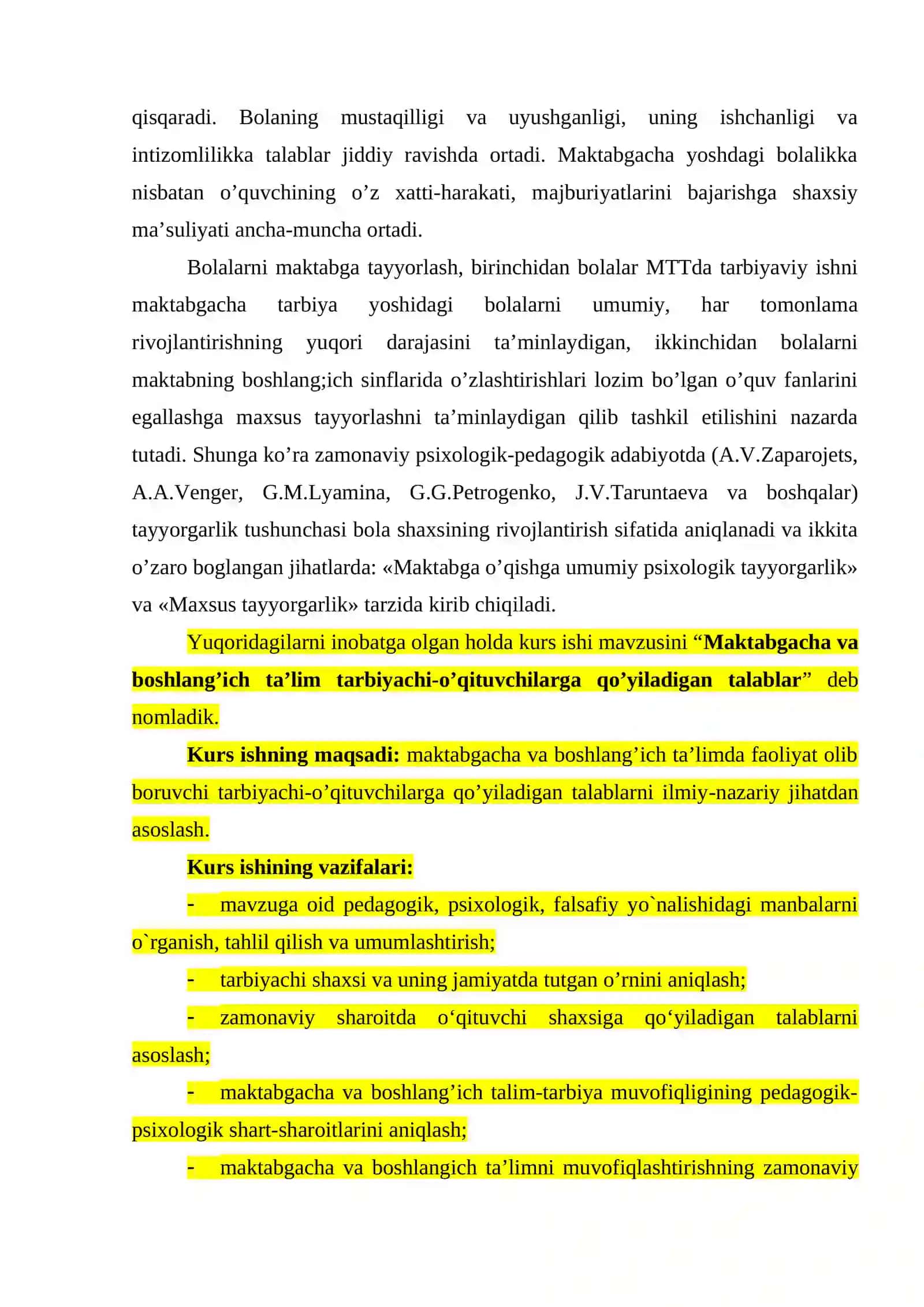 TAYYORLOV GURUHI BOLALARINI MAKTABGA O‘QISHGA TAYYORLASH 4