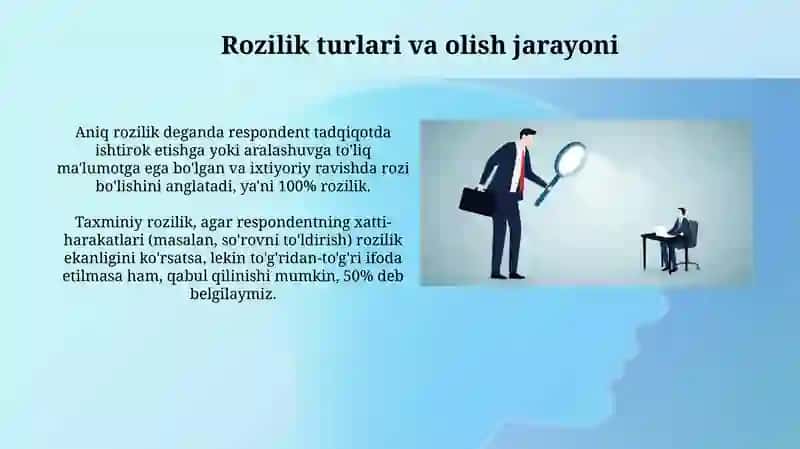 Respondent huquqlari va roziligi masalasi 4