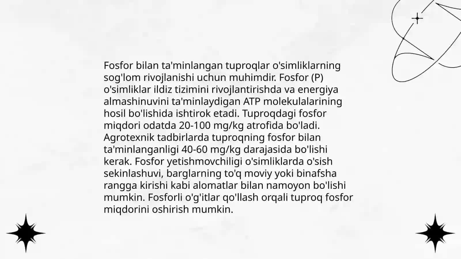 Azot bo'yicha tuproq turlari 4