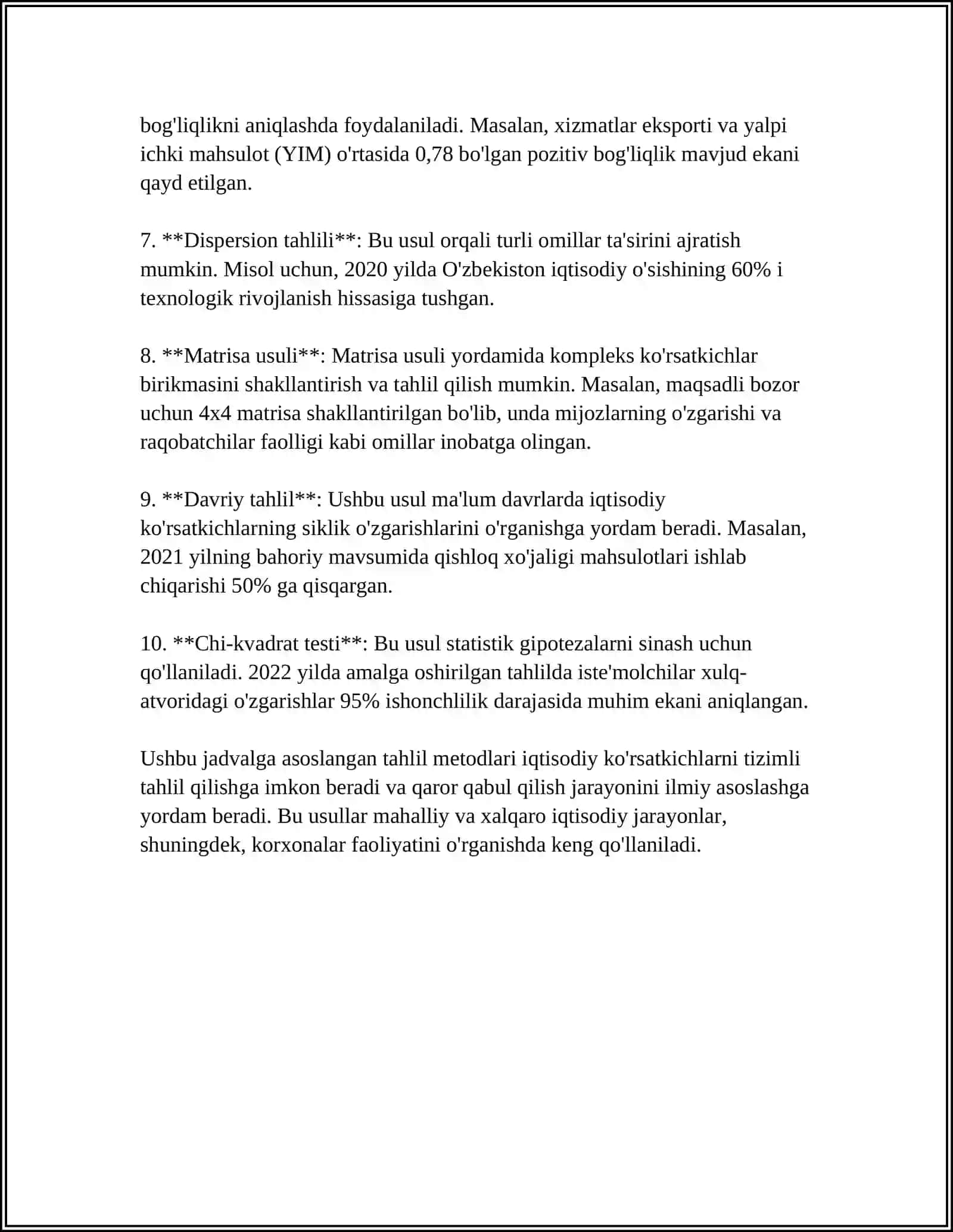 JADVALLI REDAKTORLARDAN IQTISODIY MASALALARNI YECHISHDA FOYDALANISH 4