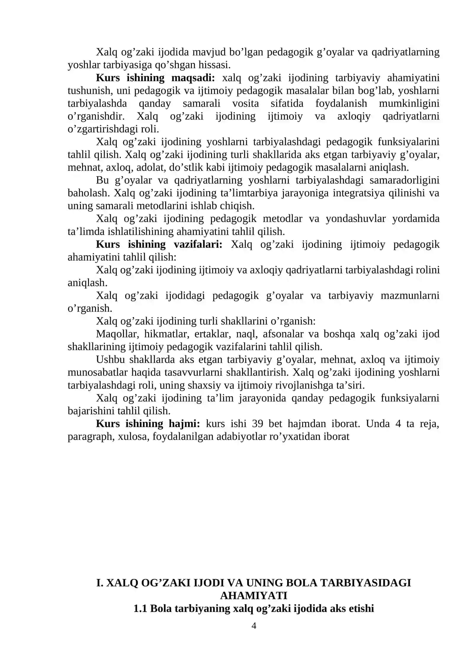 Tarbiyaviy ishlar metodikasida xalq og’zaki ijodi namunalaridan foydalanish 4