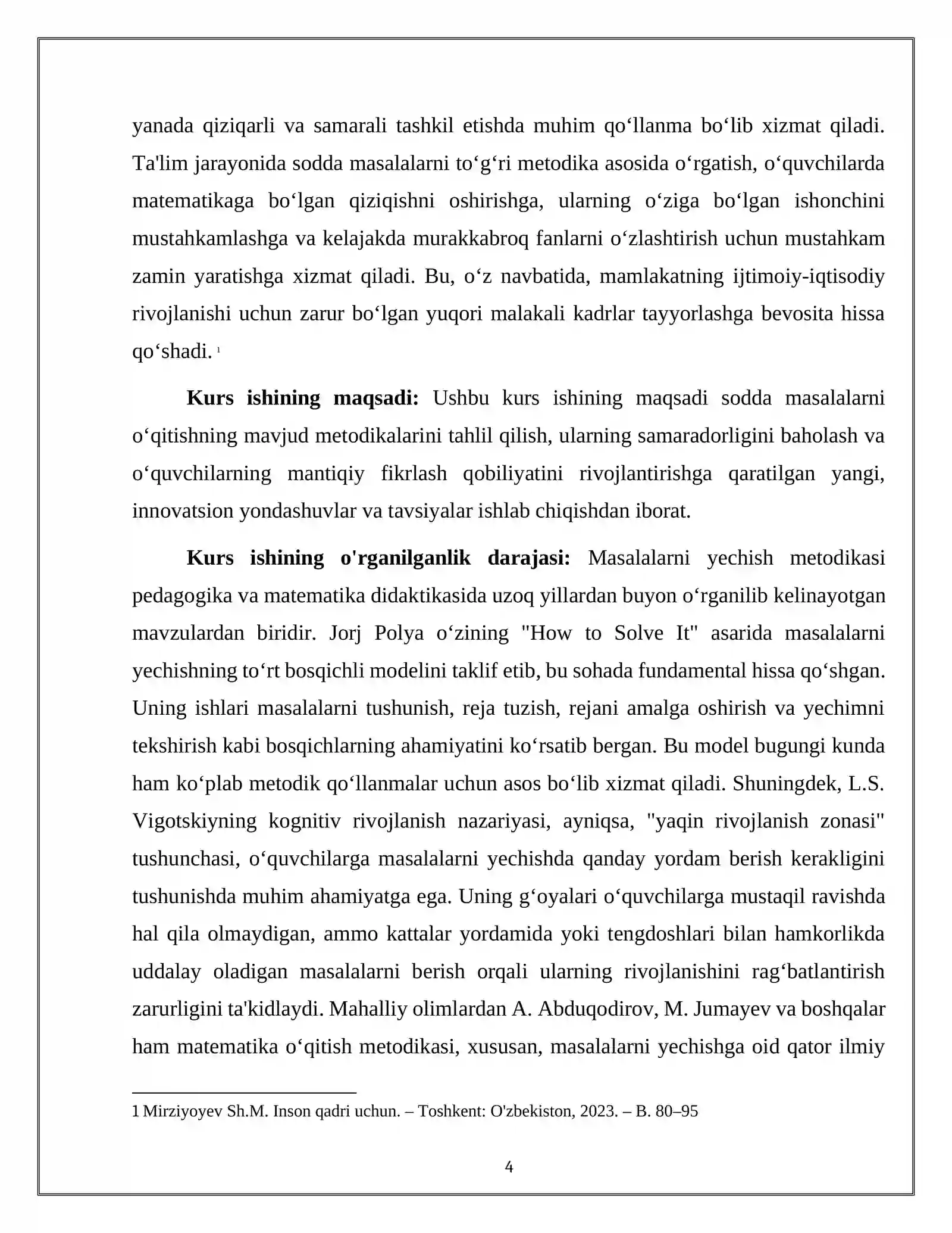 SODDA MASALALAR VA ULAR USTIDA ISHLASH METODIKASI 4