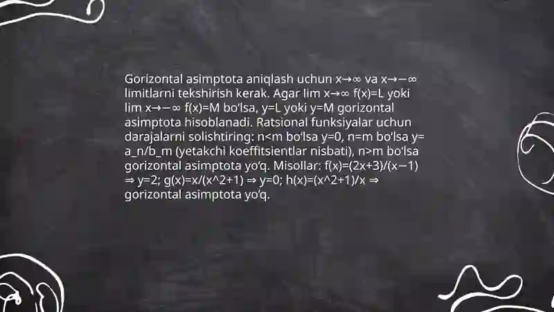 Asimtotalar 4