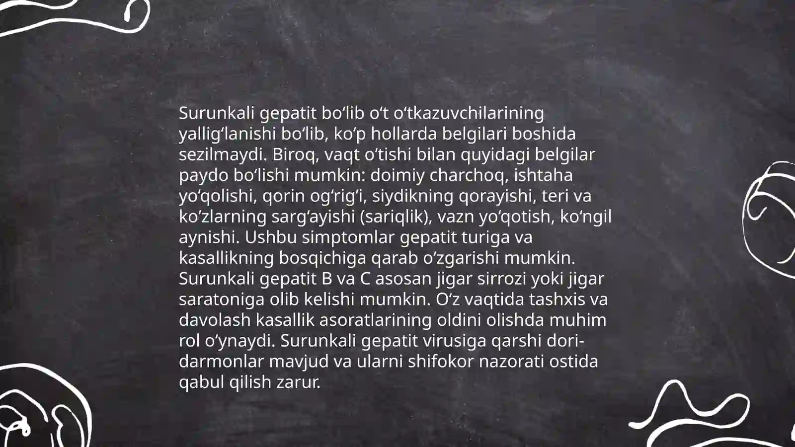Surunkali gepatitlar 4
